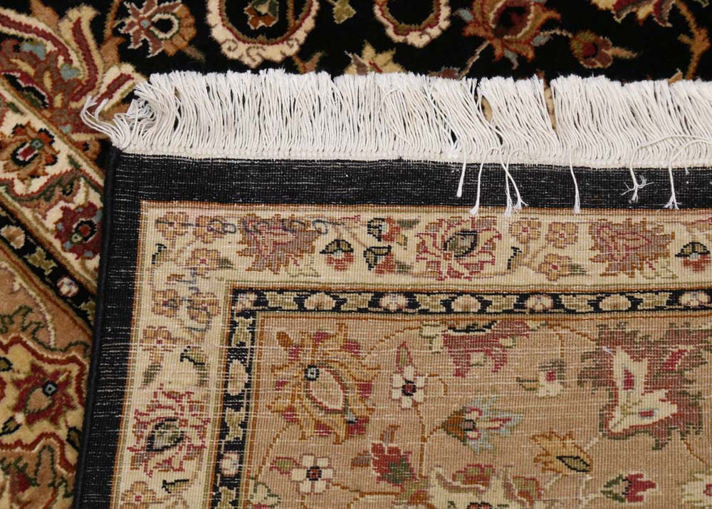 Hand-Knotted Chinese or Indian Persian-Style Wool Area Rug