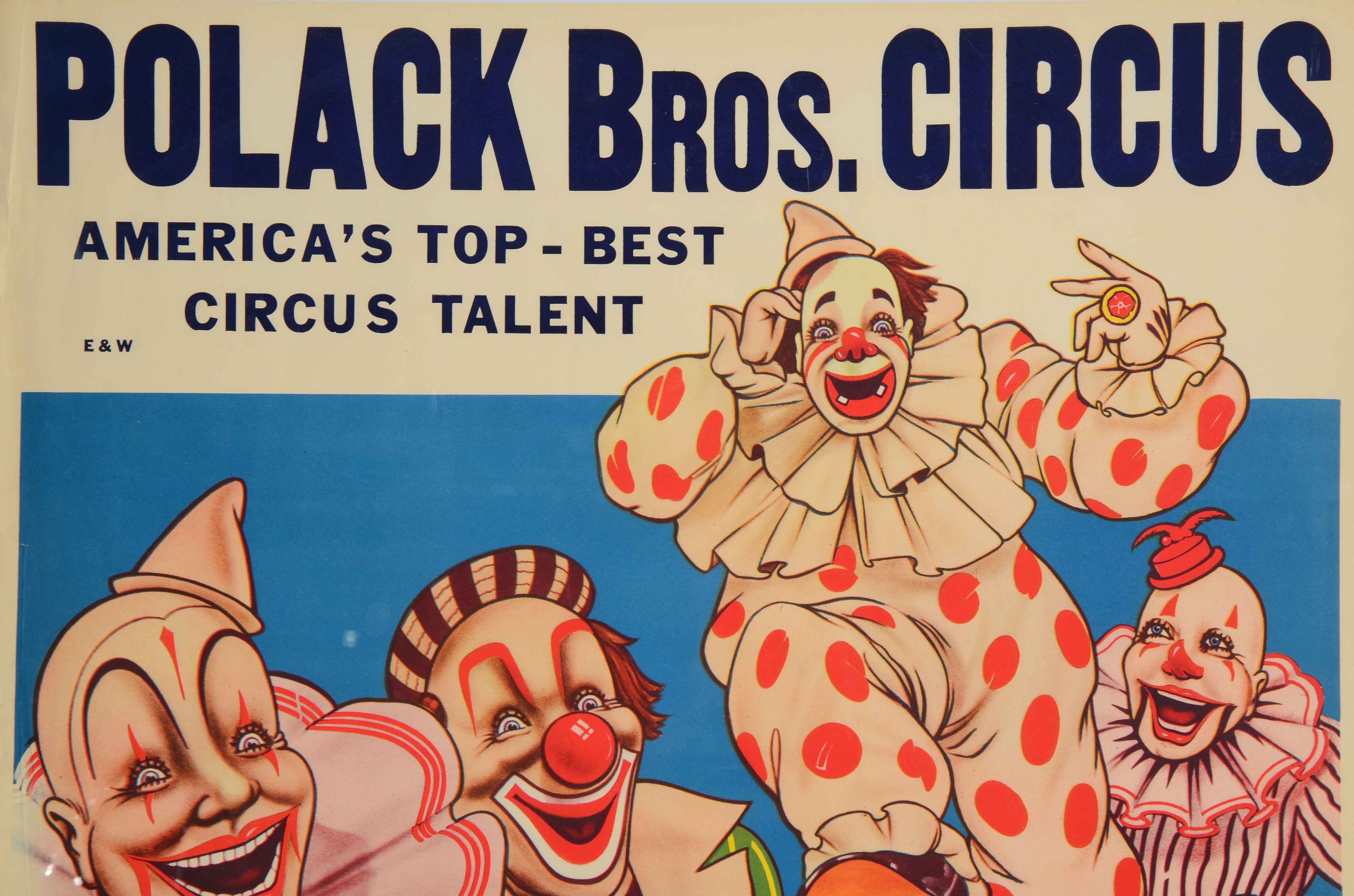 Polack Brothers Circus Poster