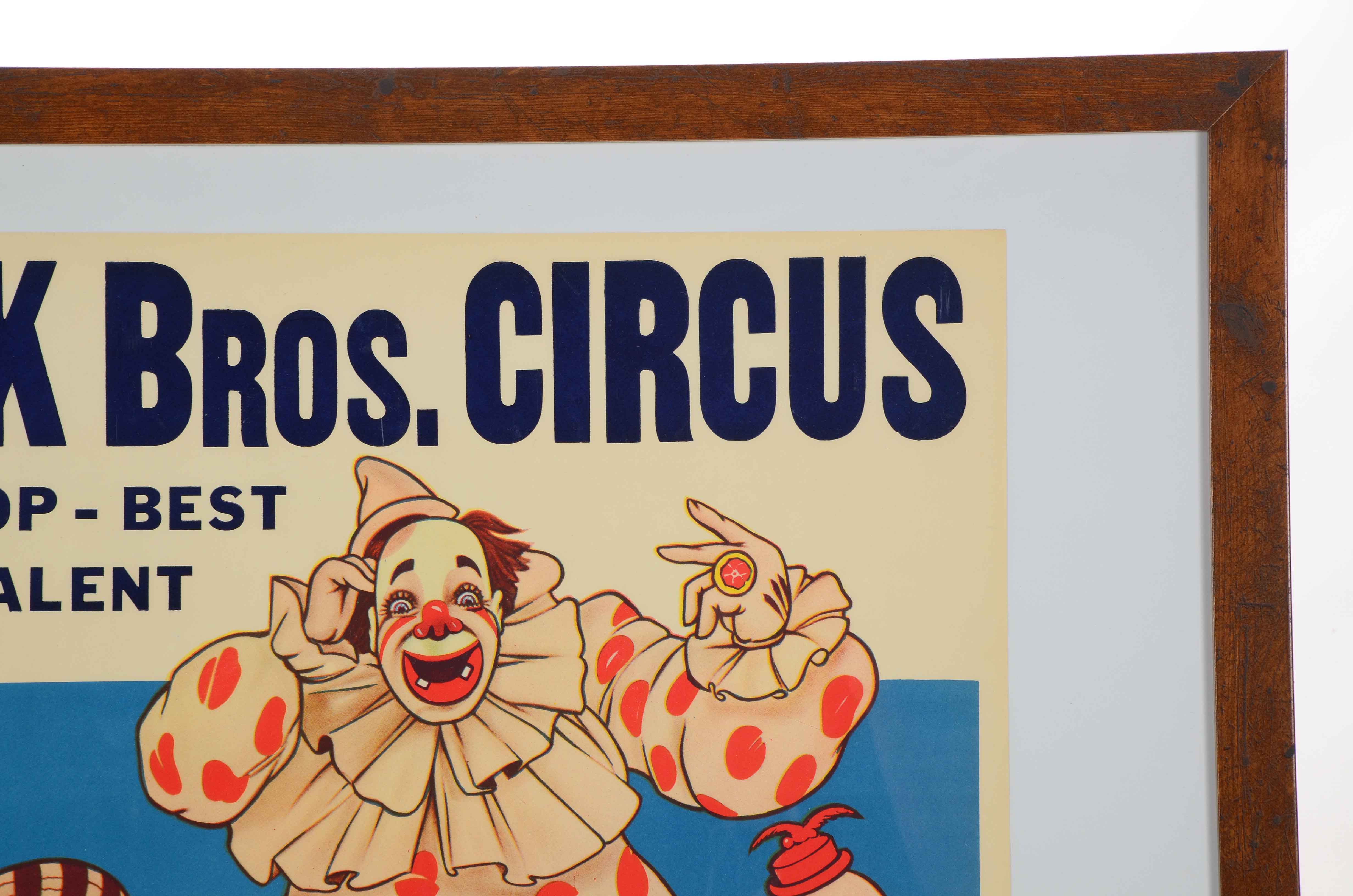 Polack Brothers Circus Poster