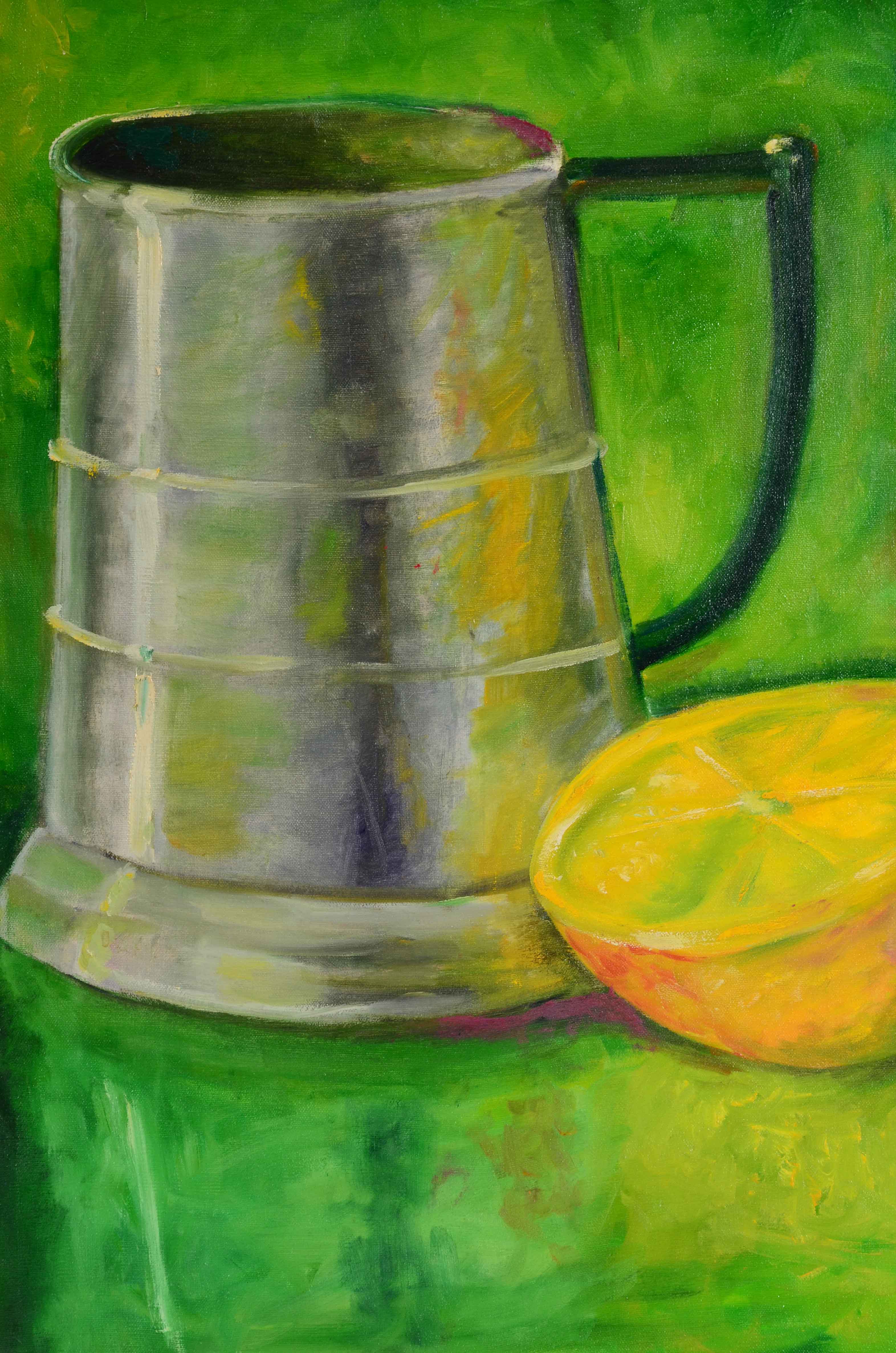 Vintage Michael Hack Oil on Canvas Still Life Painting