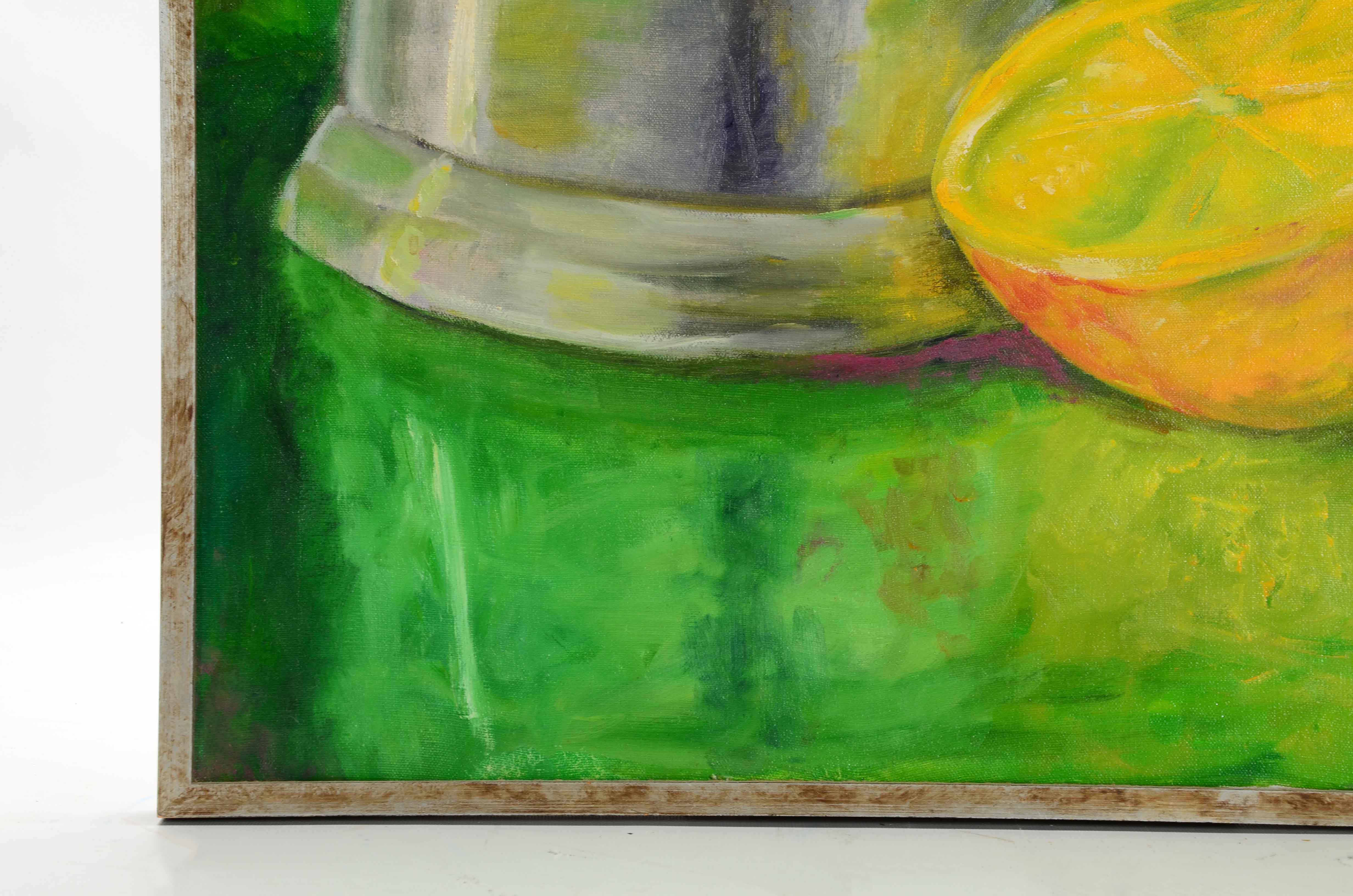 Vintage Michael Hack Oil on Canvas Still Life Painting