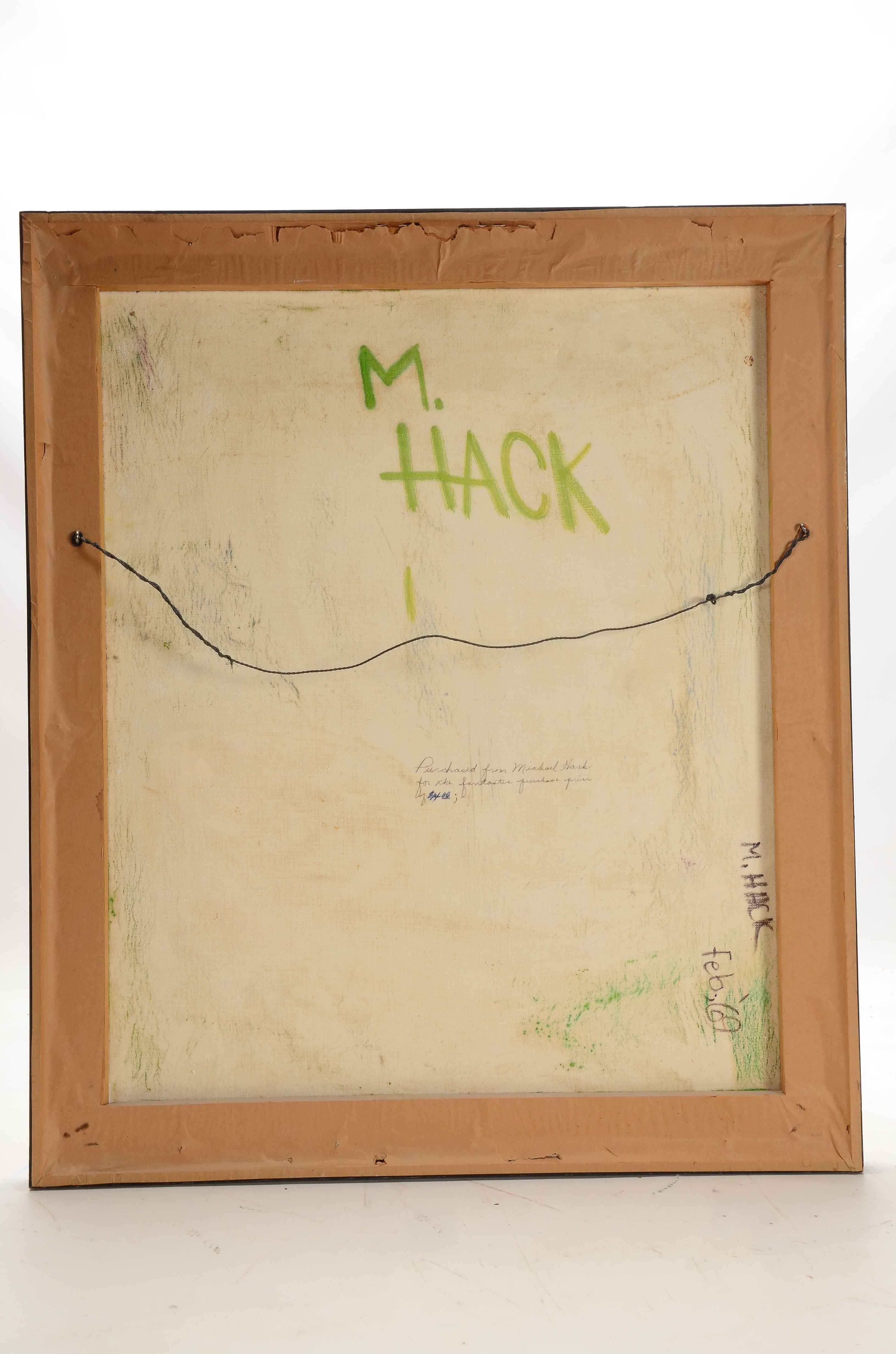 Vintage Michael Hack Oil on Canvas Still Life Painting