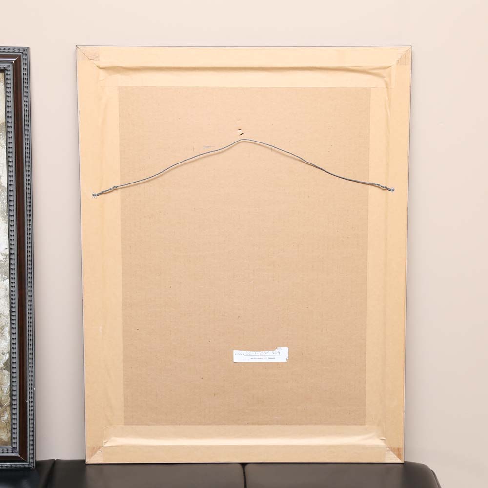 Framed Offset Lithographs of Flowers