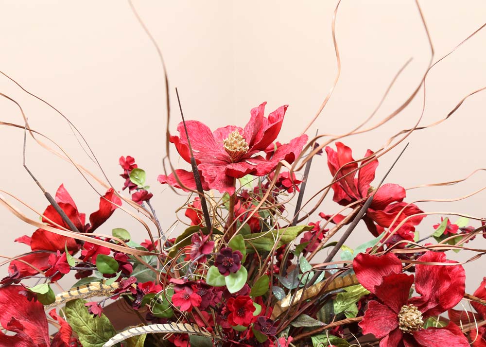 Holiday Faux Floral Arrangement