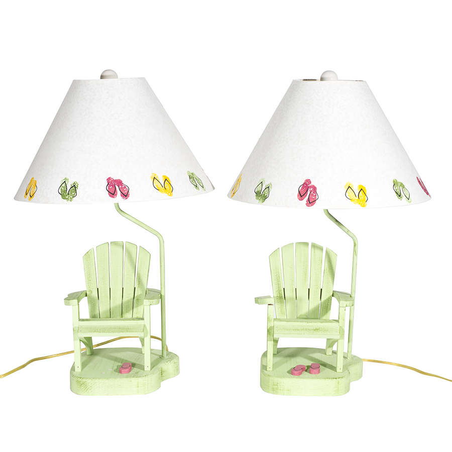 Pair of Beach Themed Table Lamps