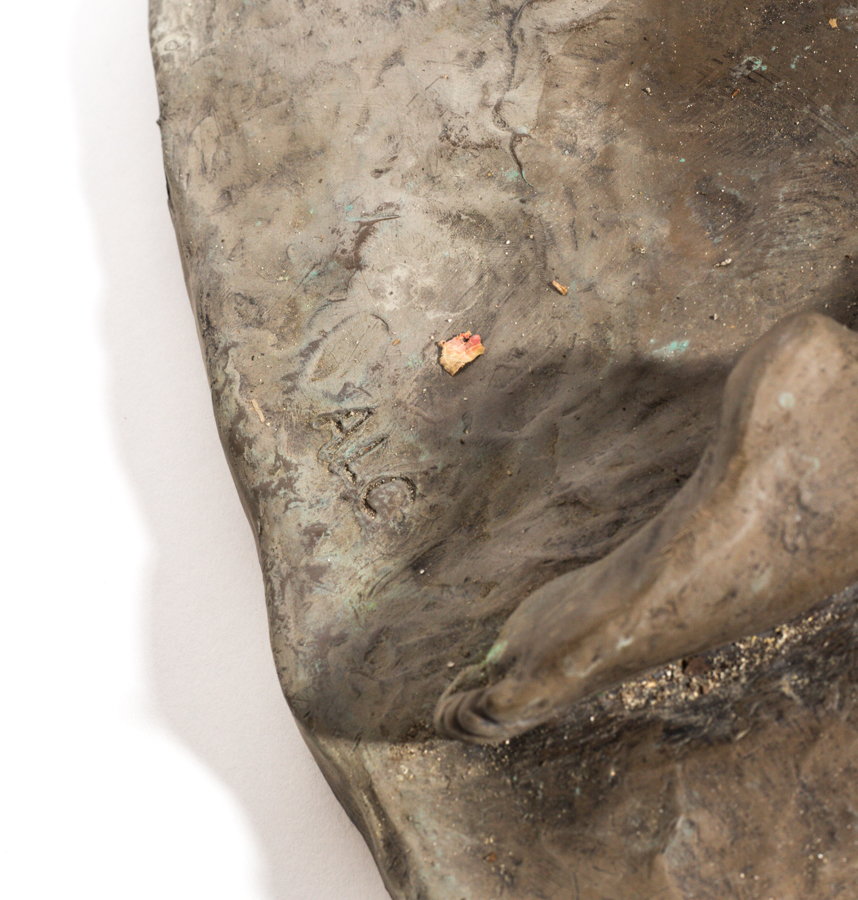 Bronze Sculpture of a Woman in the Sand