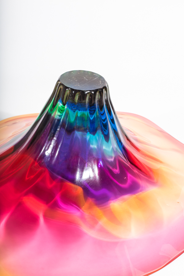 Flared Art Glass Bowl