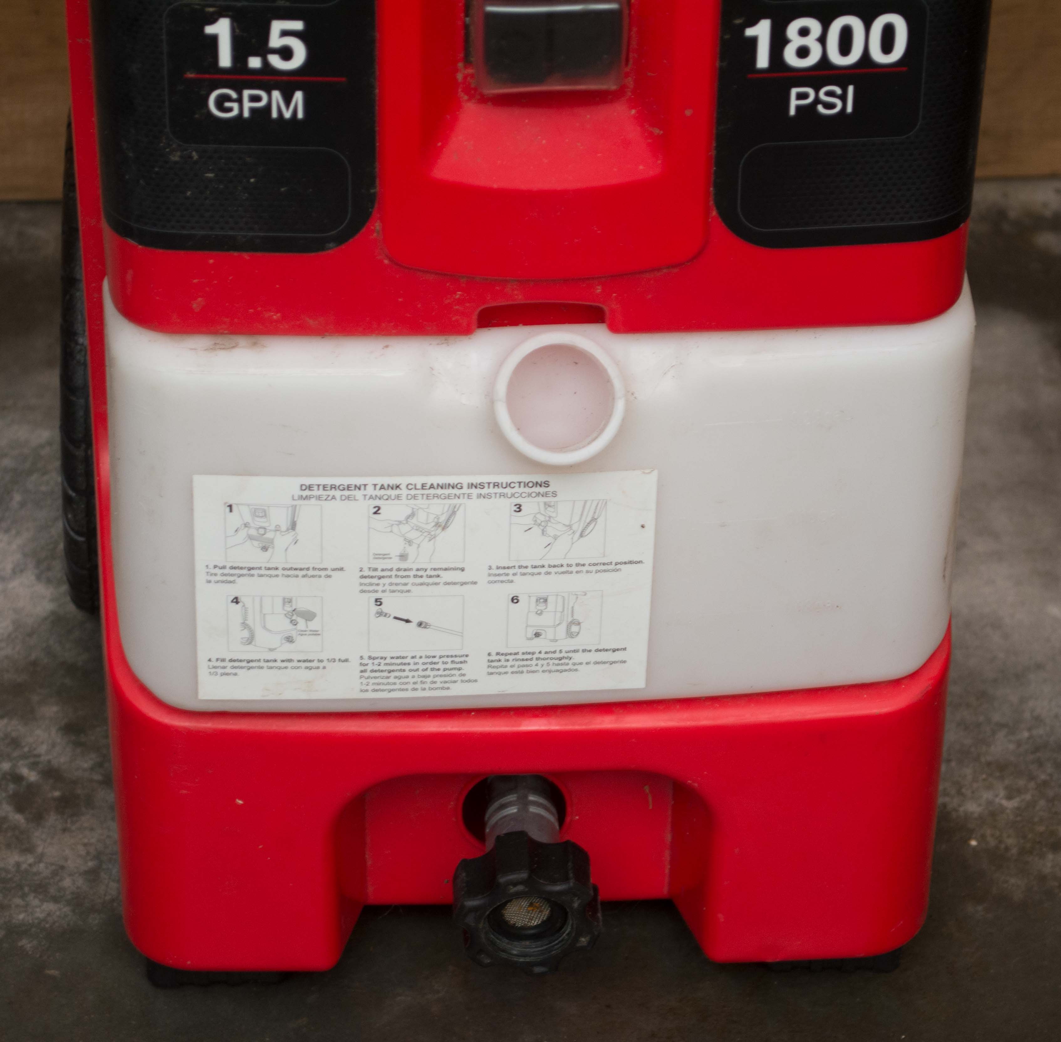 Clean Force 1800 PSI Power Washer Lavadora