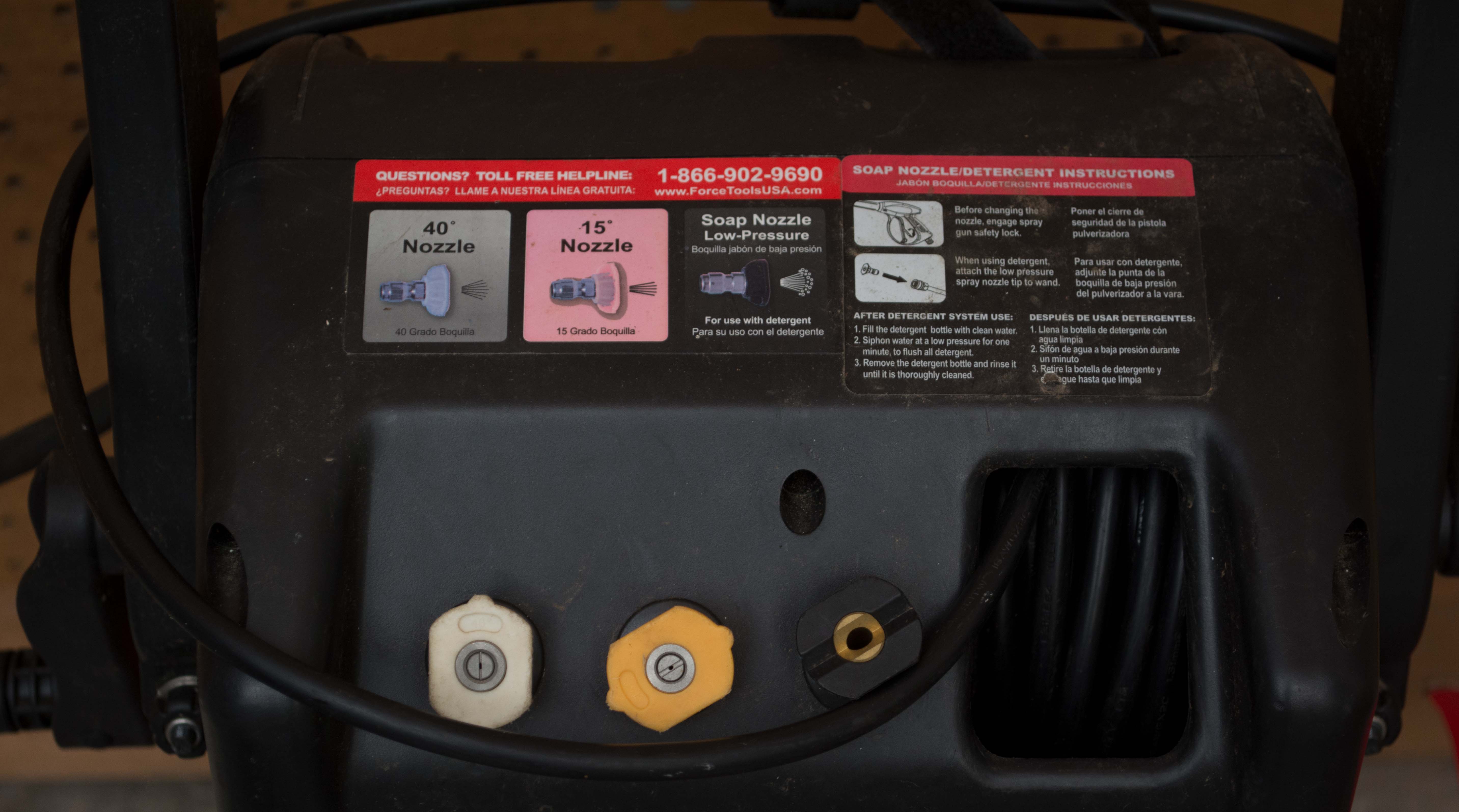 Clean Force 1800 PSI Power Washer Lavadora