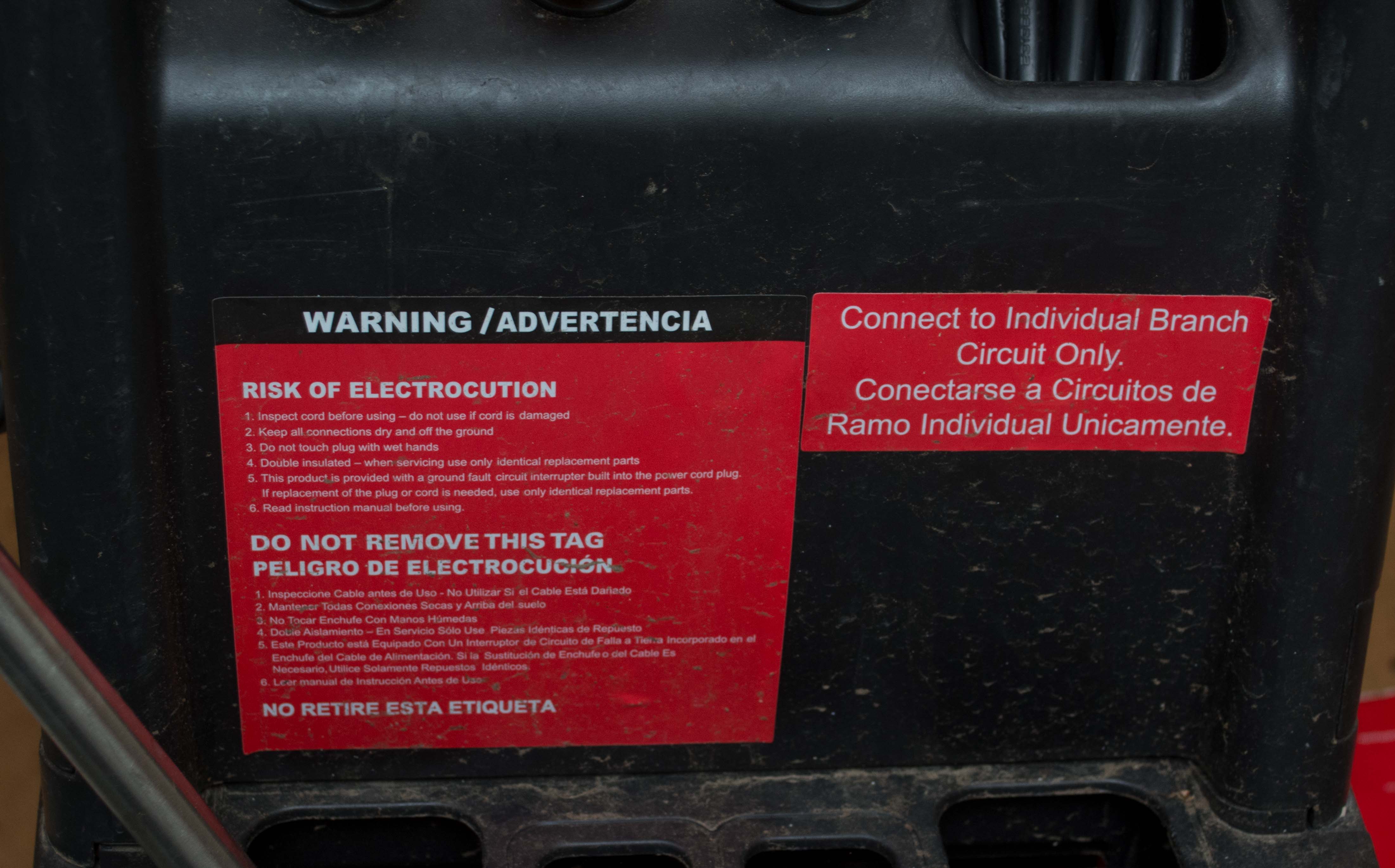 Clean Force 1800 PSI Power Washer Lavadora