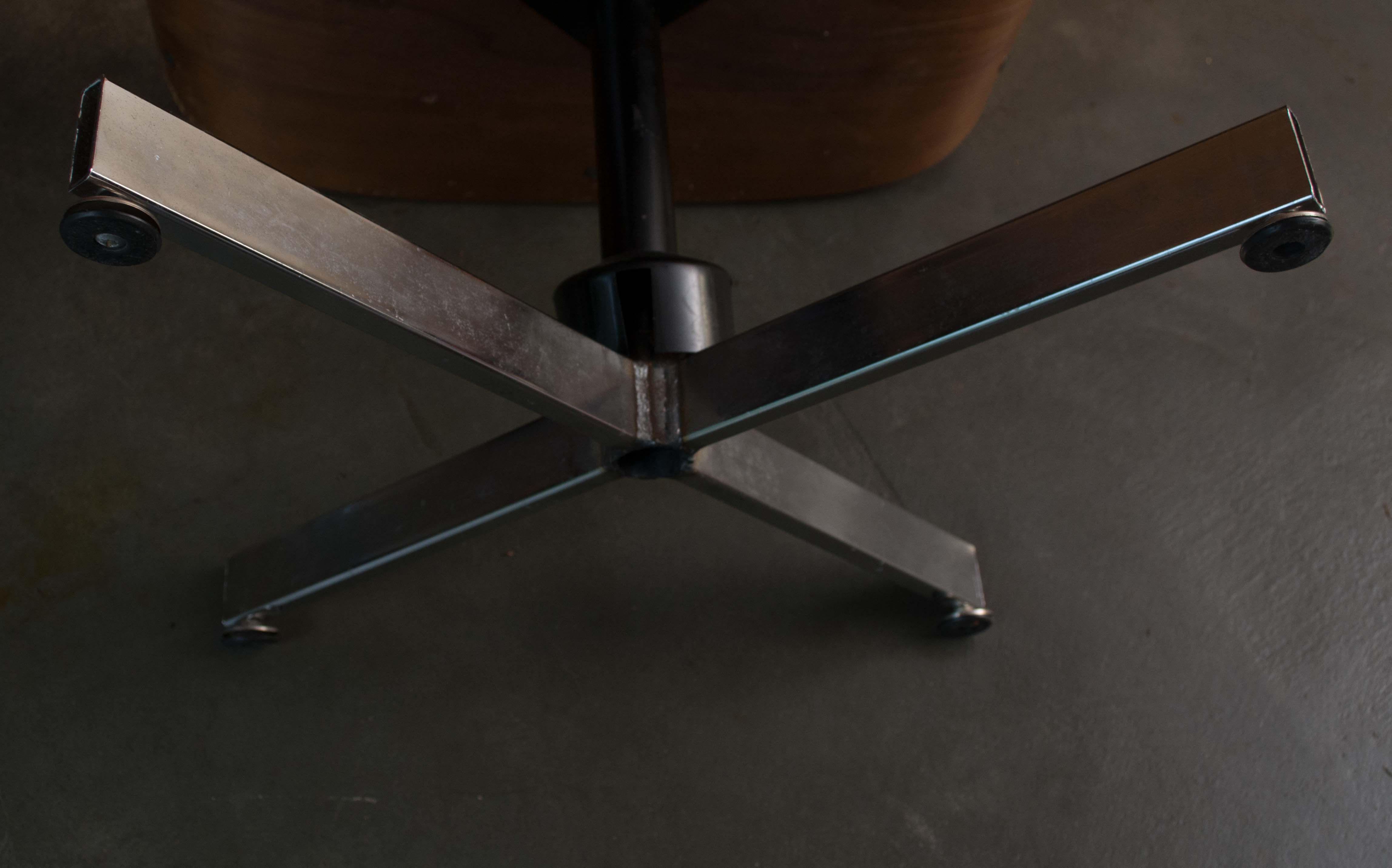 Mid Century Modern Eames Style Chair with Ottoman