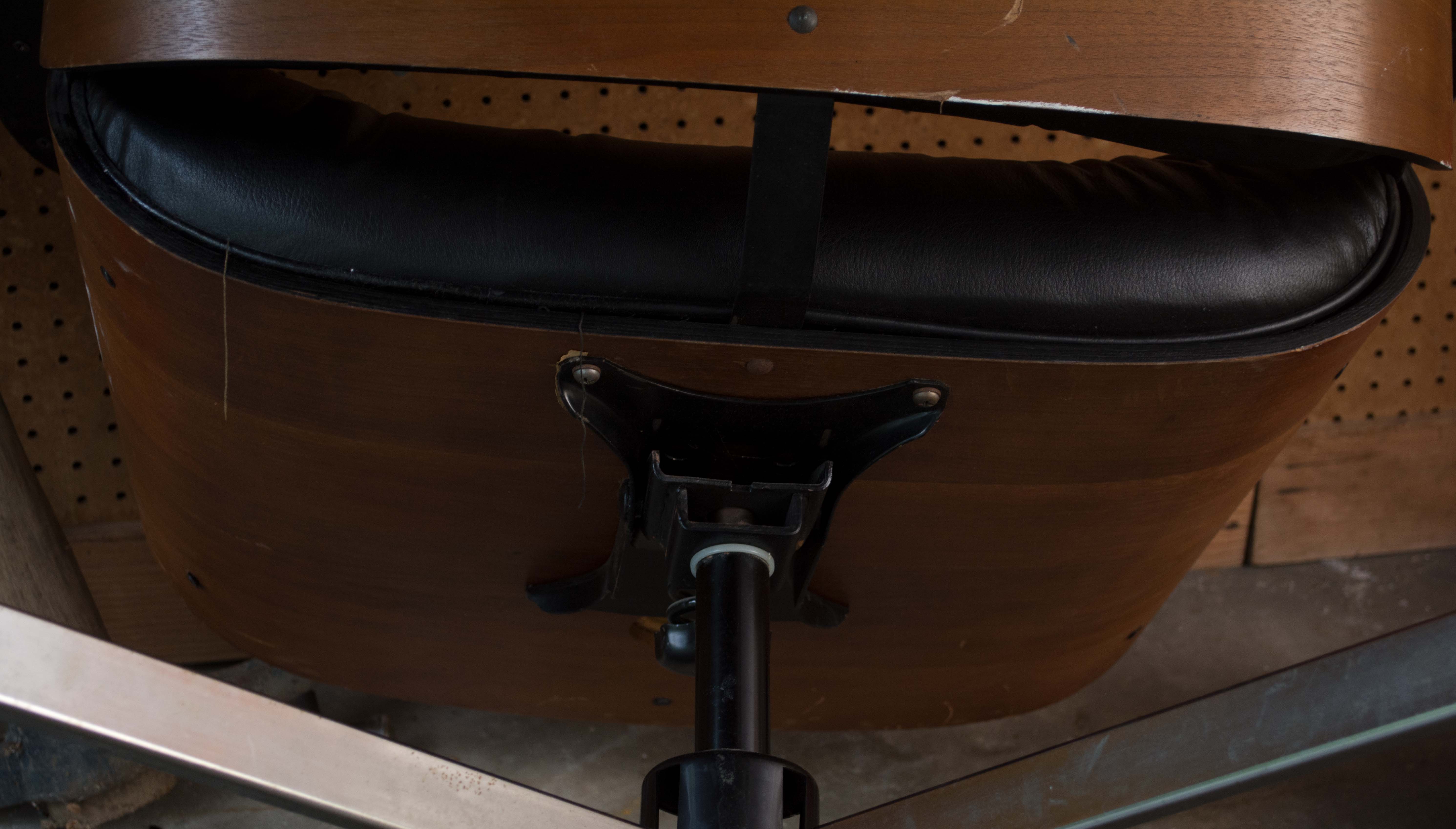 Mid Century Modern Eames Style Chair with Ottoman