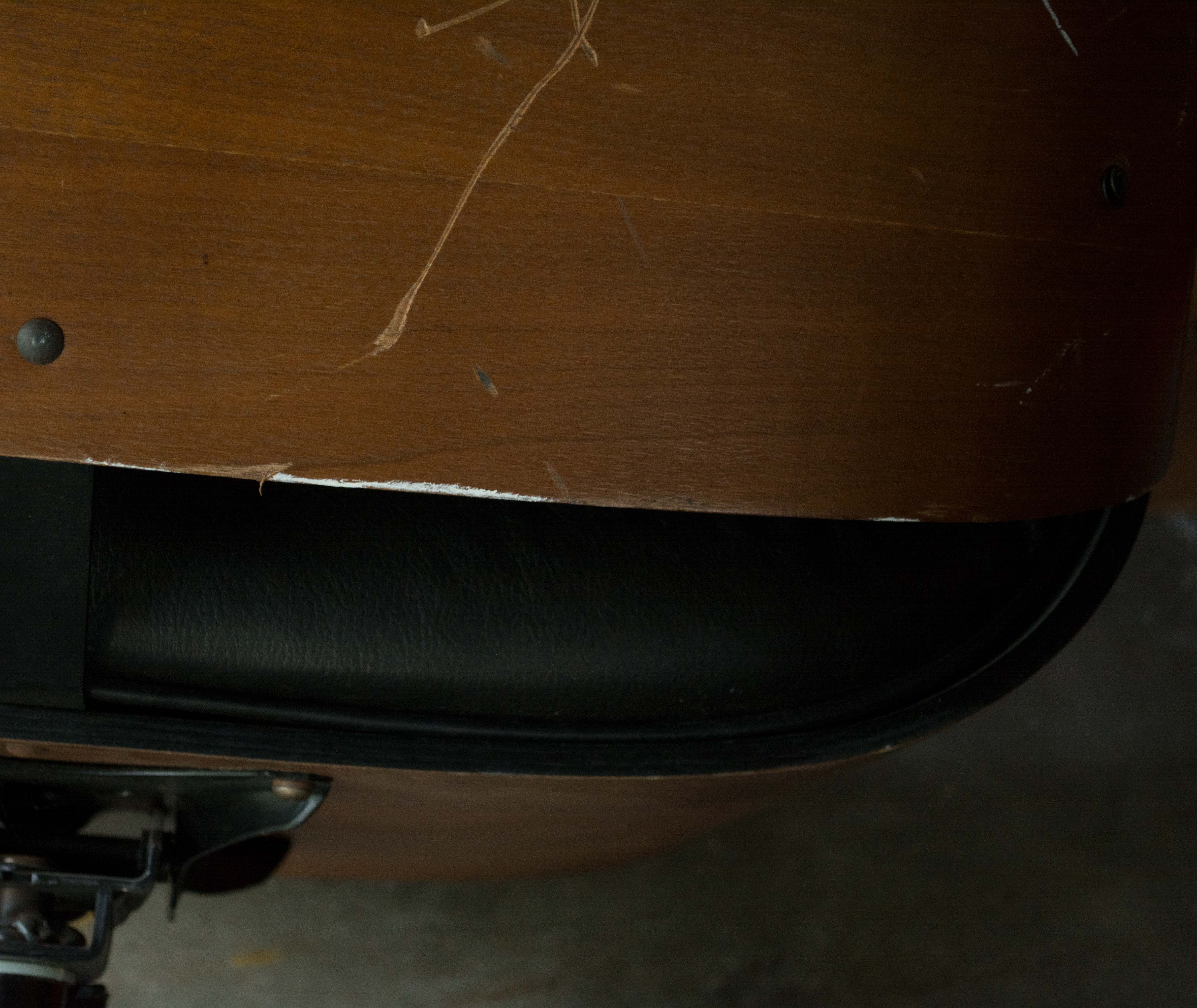 Mid Century Modern Eames Style Chair with Ottoman