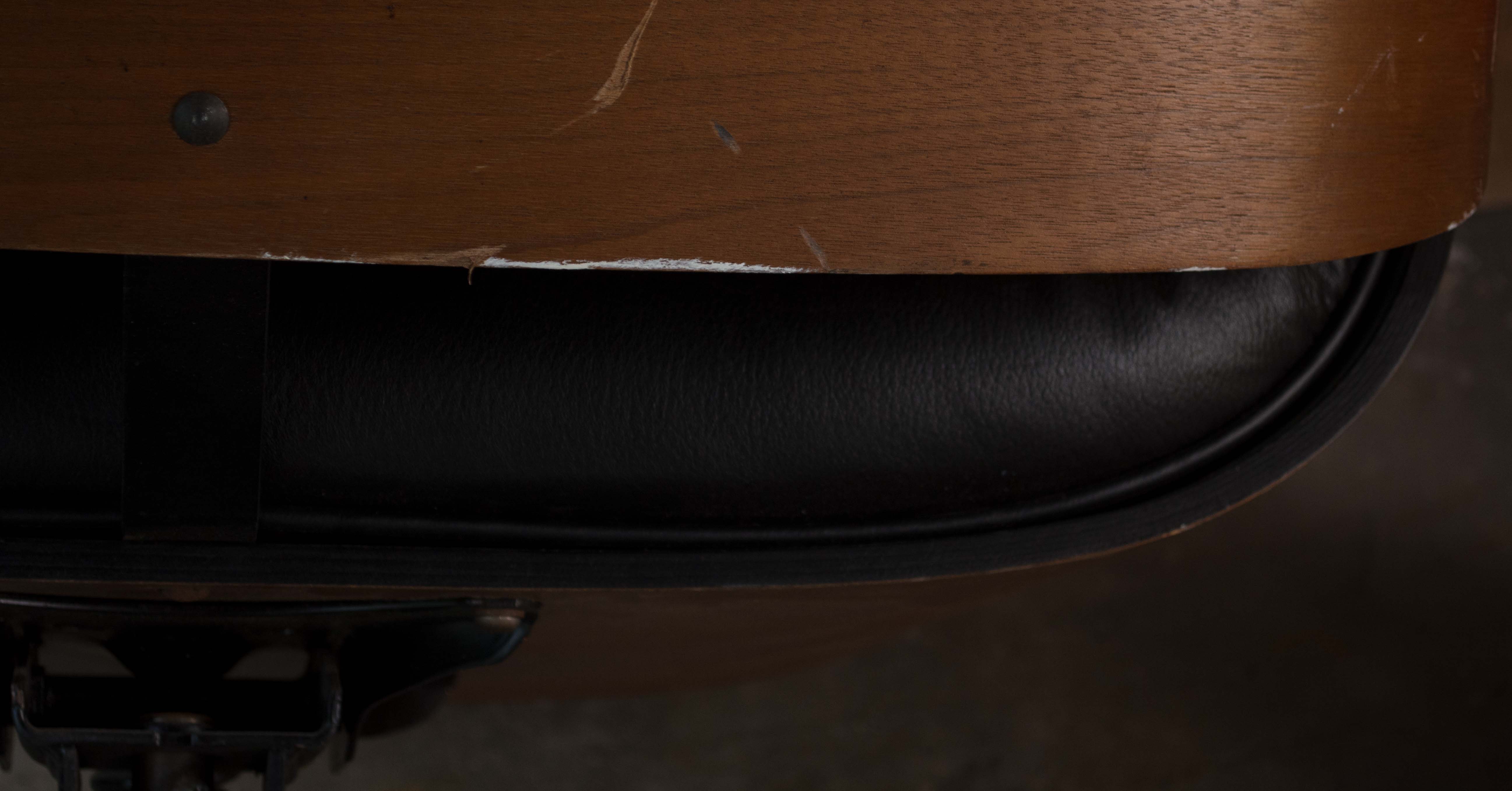 Mid Century Modern Eames Style Chair with Ottoman