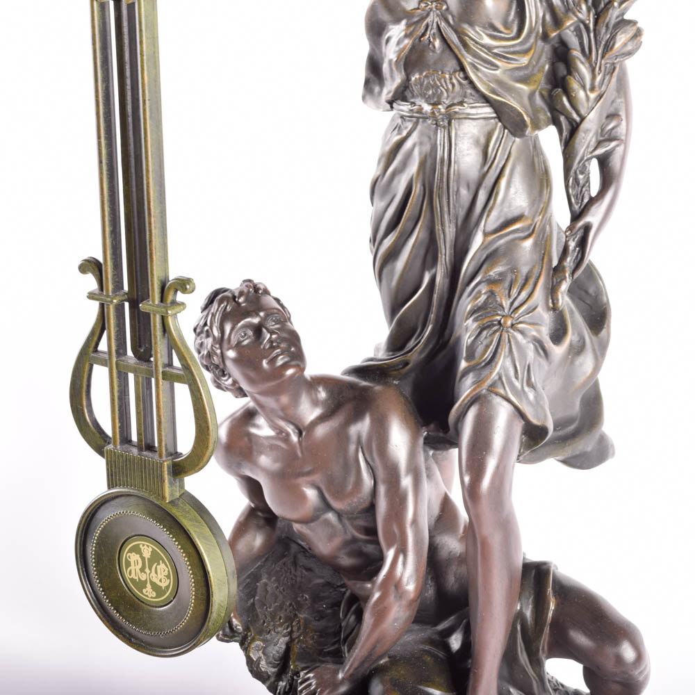 Reproduction Crosa Victorian Style Swinging Pendulum Clock