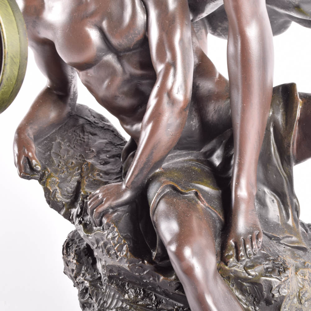 Reproduction Crosa Victorian Style Swinging Pendulum Clock