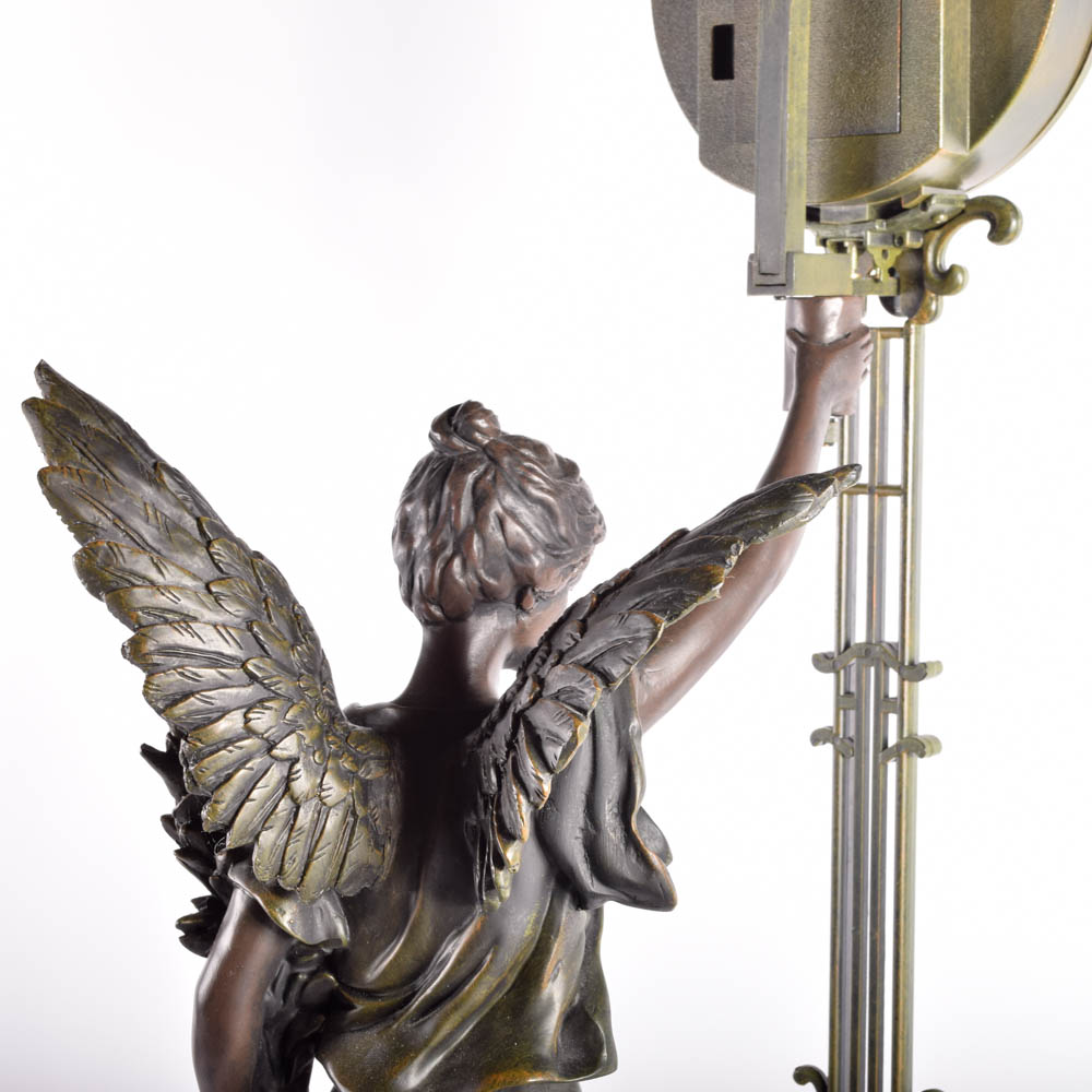 Reproduction Crosa Victorian Style Swinging Pendulum Clock