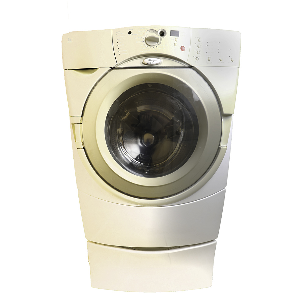 White Whirlpool Duet HT Washer