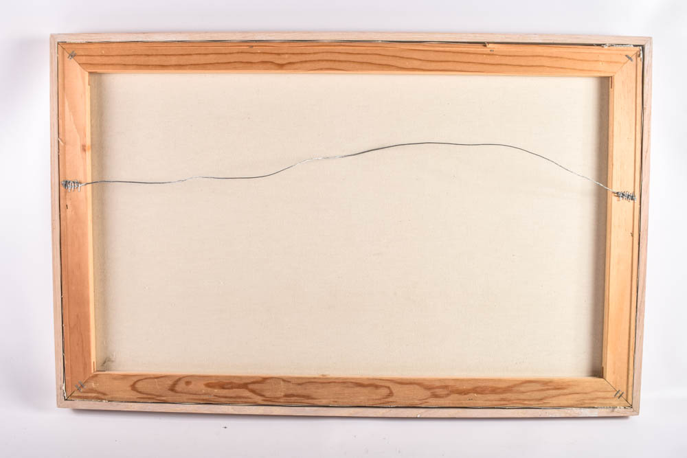 R. Saimon Oil on Canvas Painting