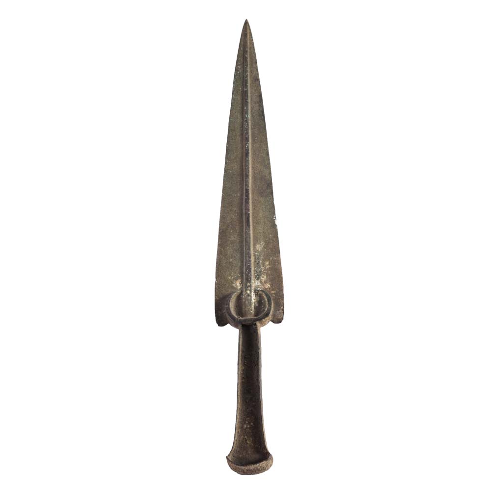 Ancient Persian Flanged Dagger with Crescent Guard (ca. 10th–9th Century BC)