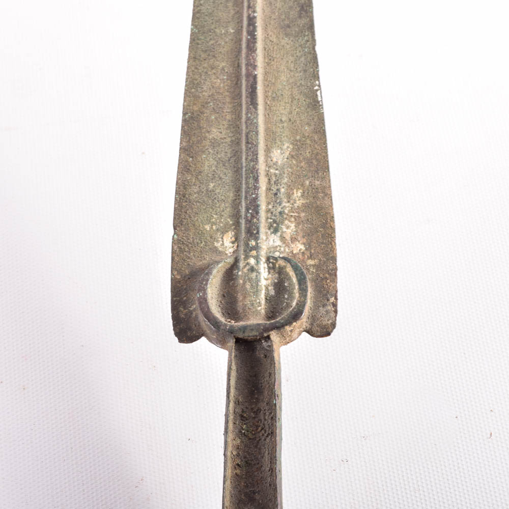 Ancient Persian Flanged Dagger with Crescent Guard (ca. 10th–9th Century BC)
