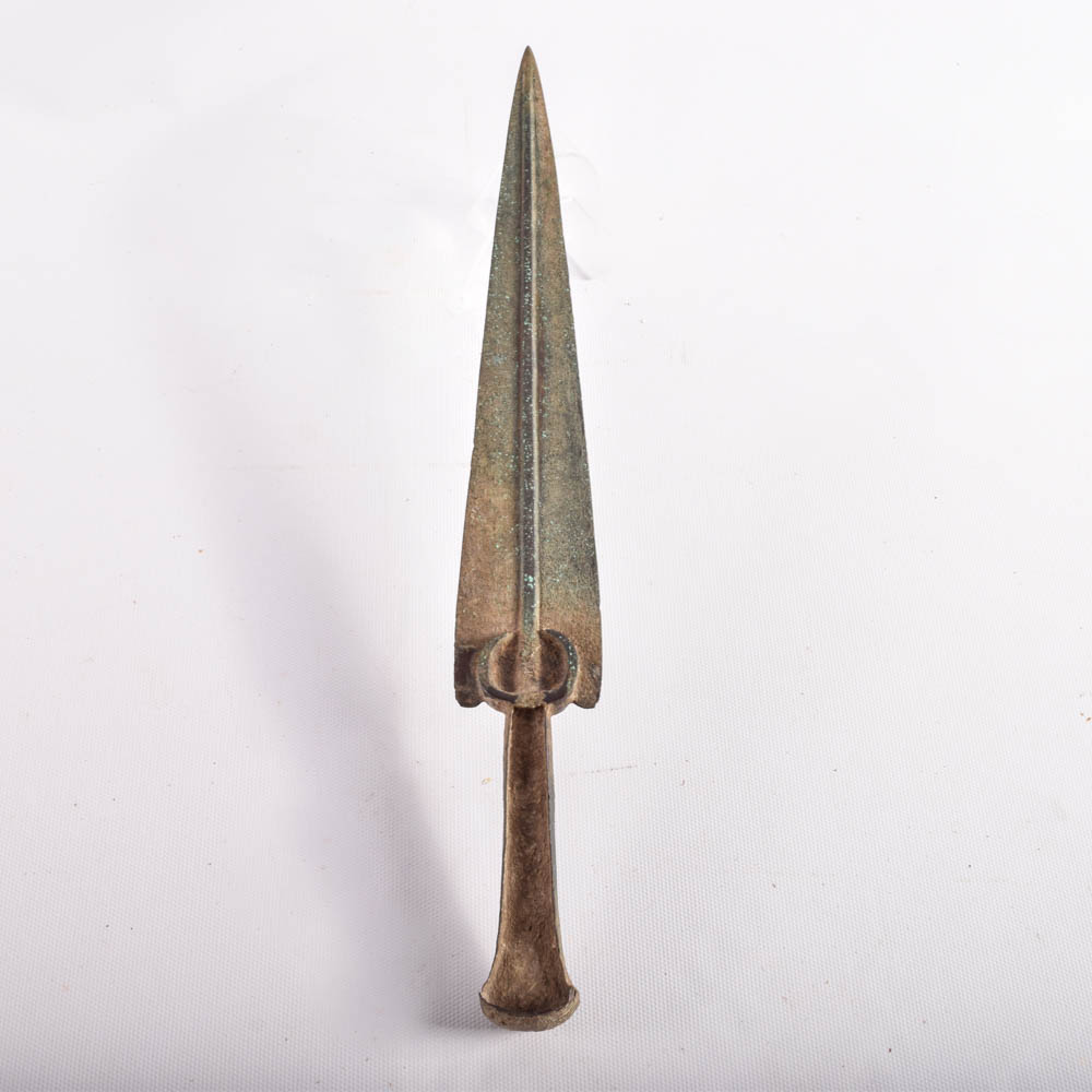 Ancient Persian Flanged Dagger with Crescent Guard (ca. 10th–9th Century BC)