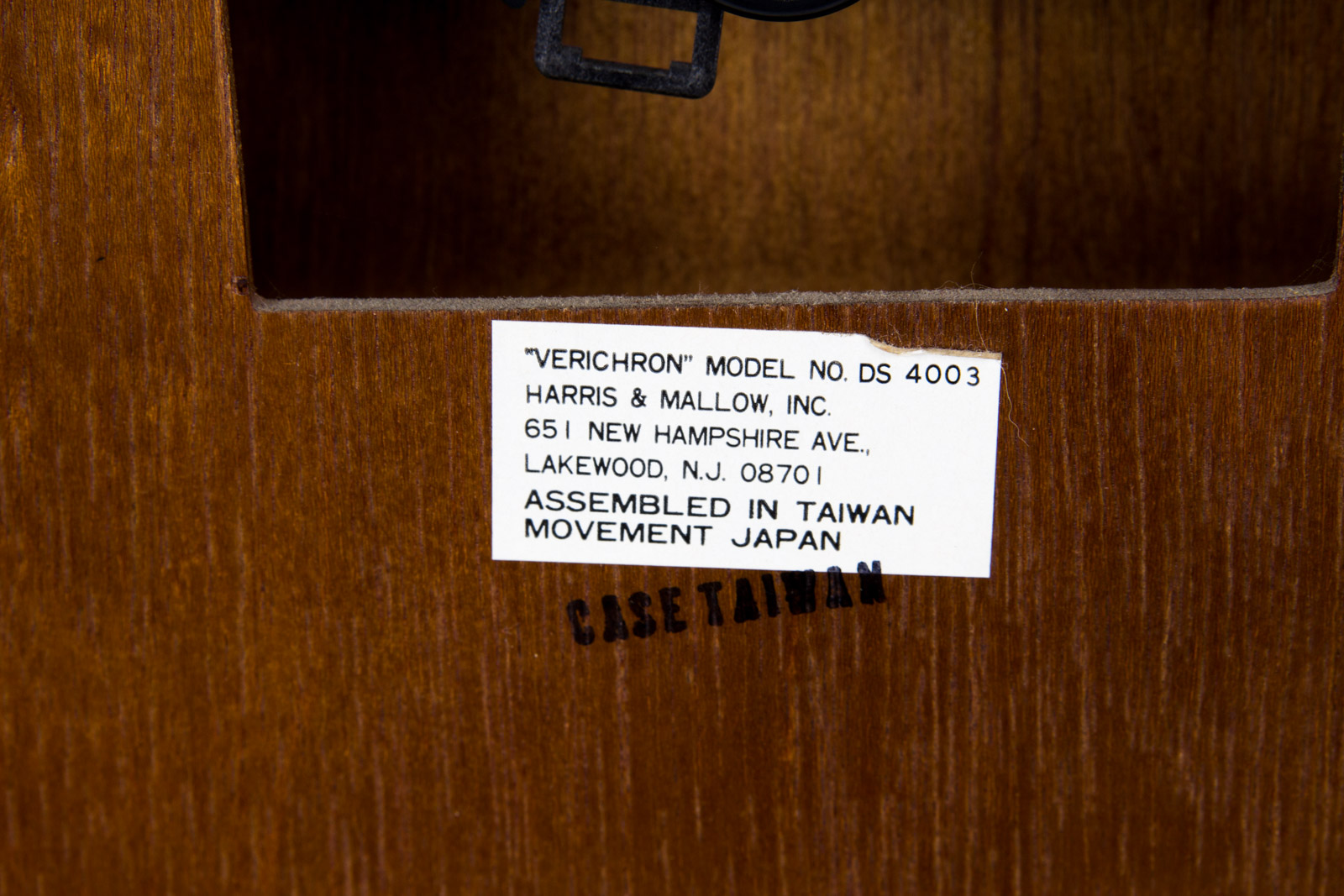 Vintage Verichron Quartz Clock