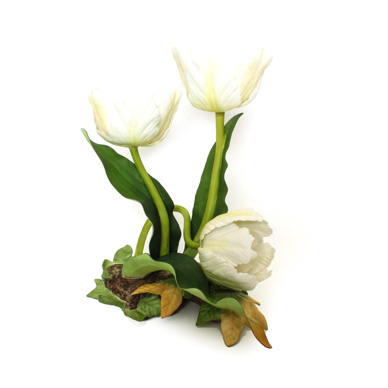 Boehm Vintage Limited Edition Porcelain Sculpture "Parrot Tulip"