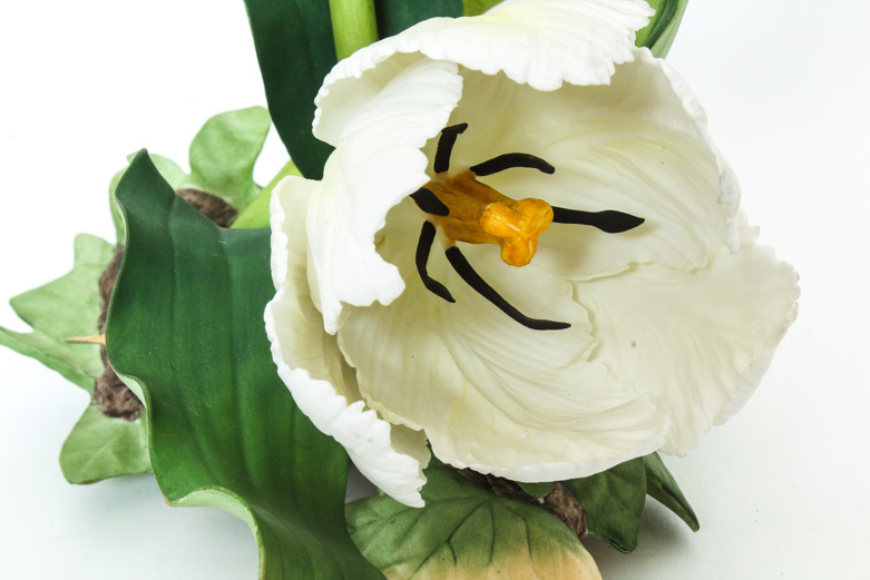 Boehm Vintage Limited Edition Porcelain Sculpture "Parrot Tulip"