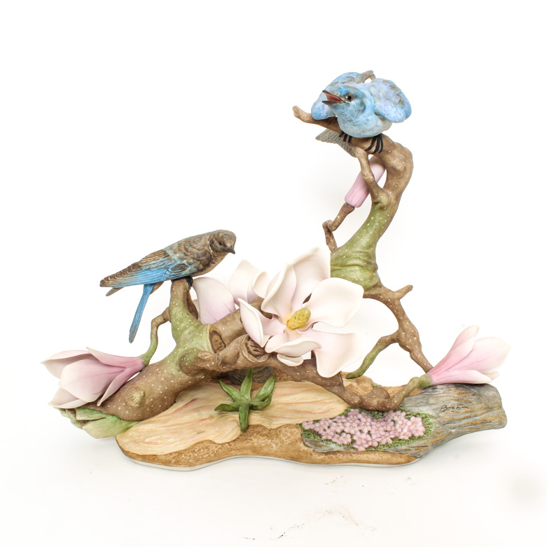 Boehm Limited Edition Porcelain Sculpture "Mountain Bluebird"