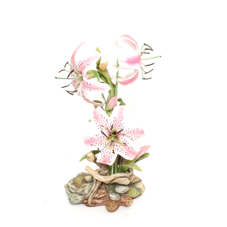 Boehm Limited Edition Porcelain Sculpture "Rubrum Lillies"