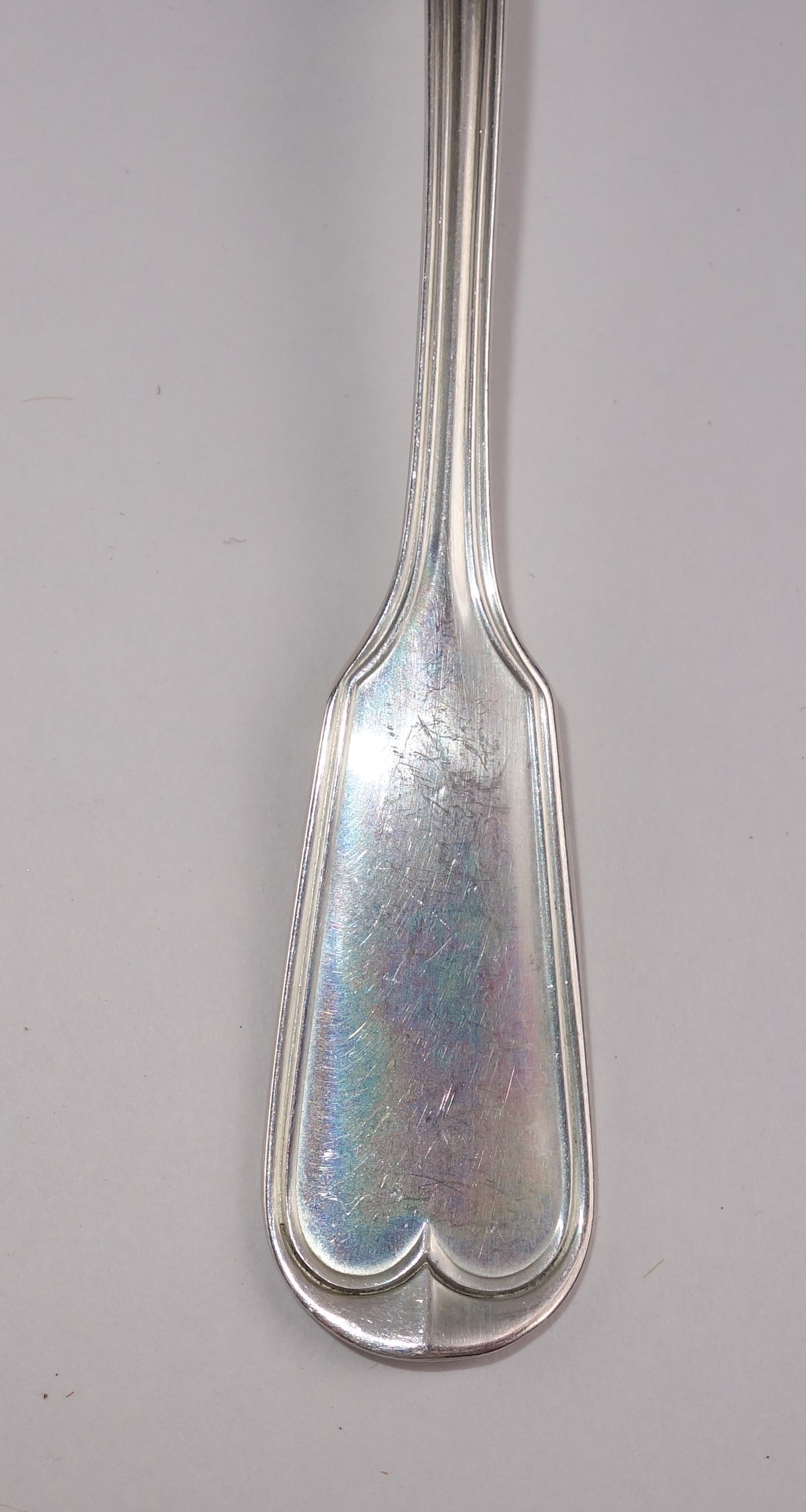 Frank Smith Silver Co. Sterling Silver Flatware in the "Fiddle Thread" Pattern