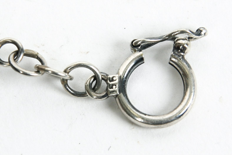 950 Silver Coin Pendant Bracelets