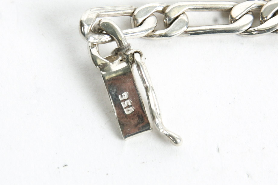 950 Silver Coin Pendant Bracelets