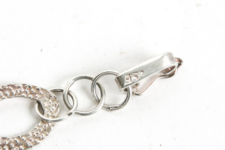 950 Silver Coin Pendant Bracelets