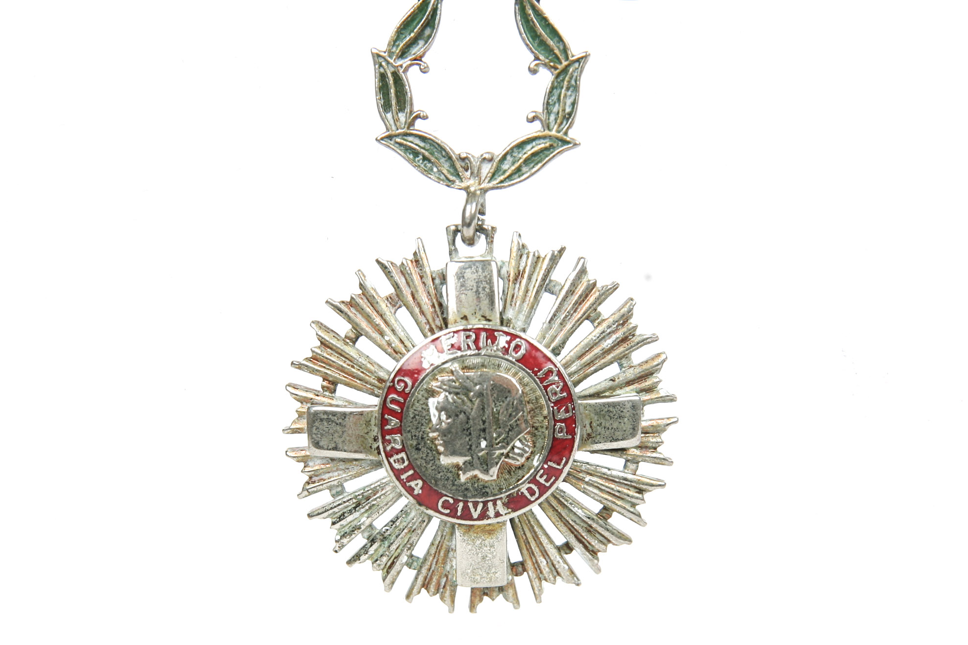 Peruvian Cross of Military Merit with two Civil Guard Merit Medals