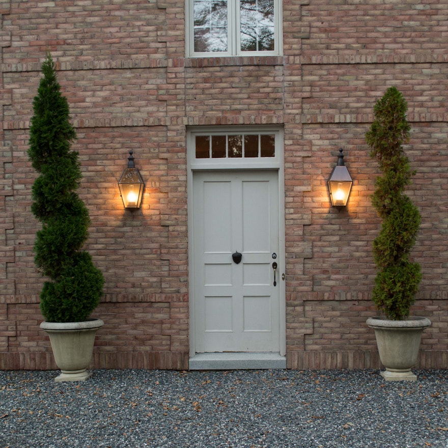 Large Decorative Cement Planters