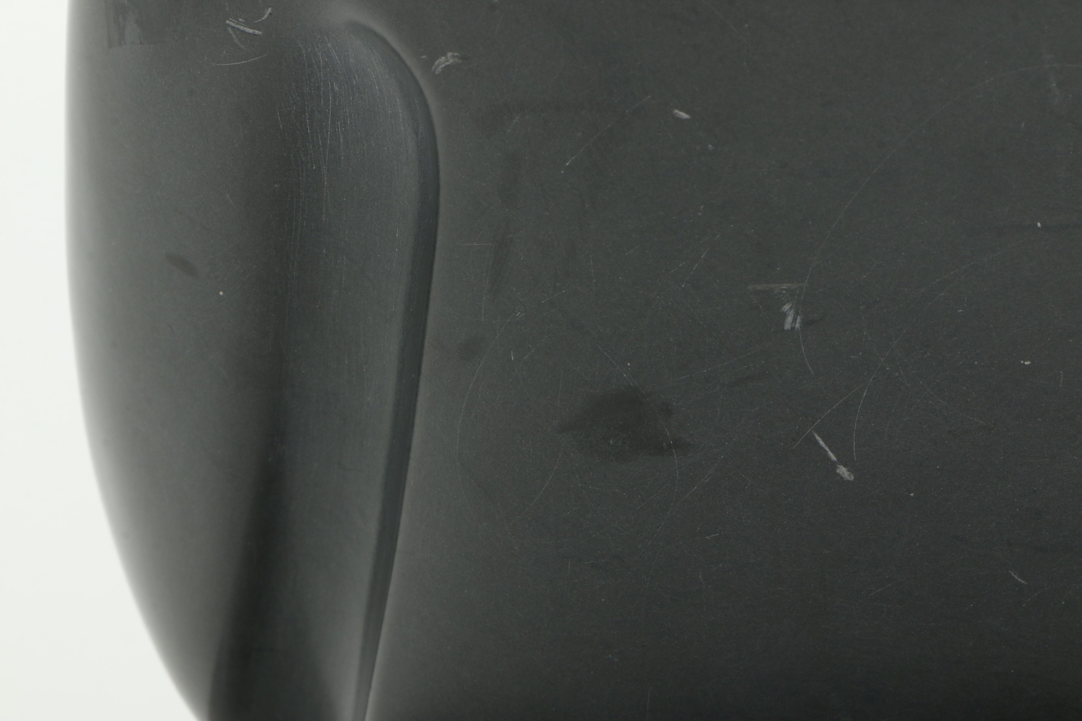 Argillite Sculpture of Abstract Mother and Infant