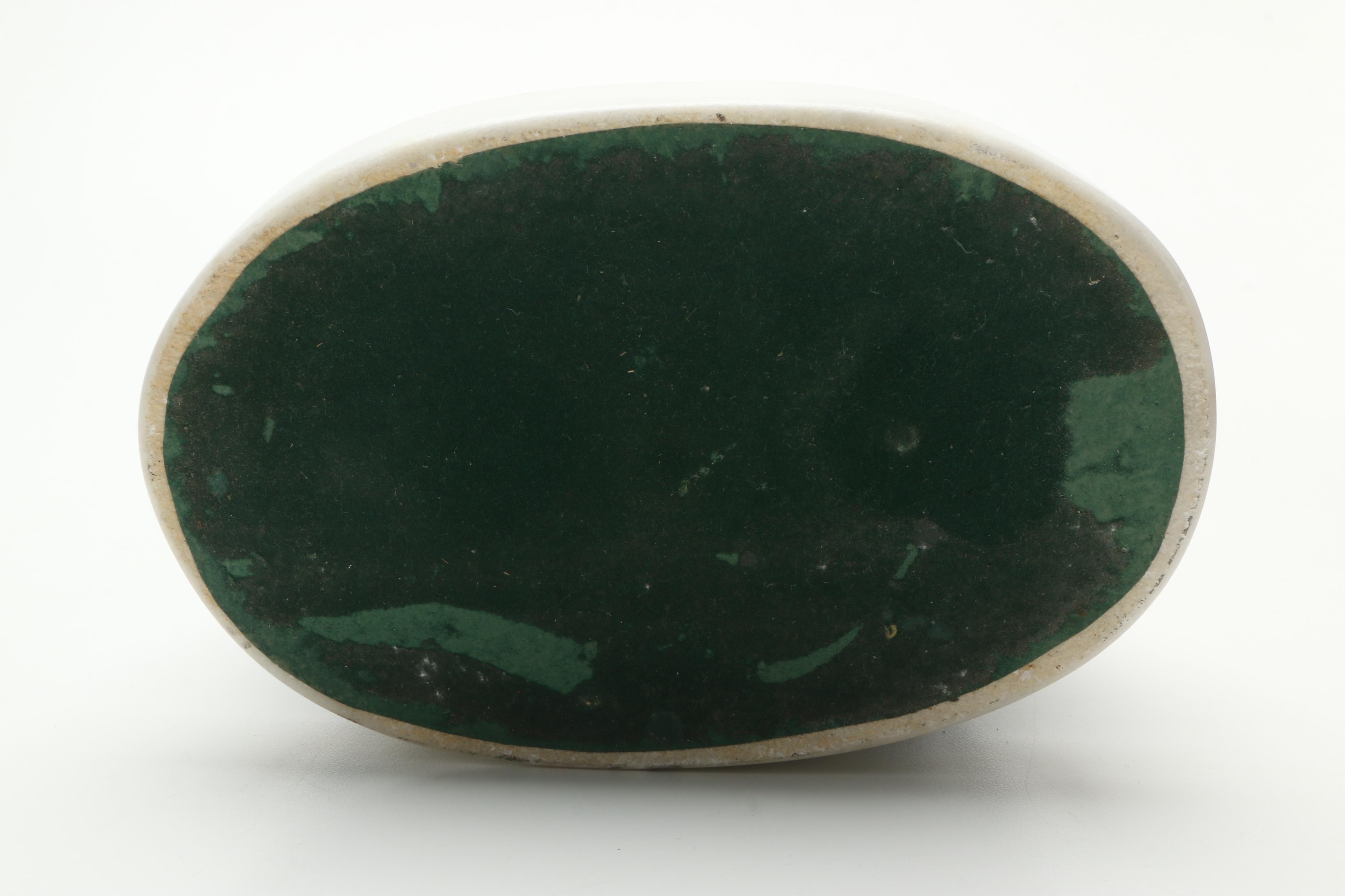 Argillite Sculpture of Abstract Mother and Infant