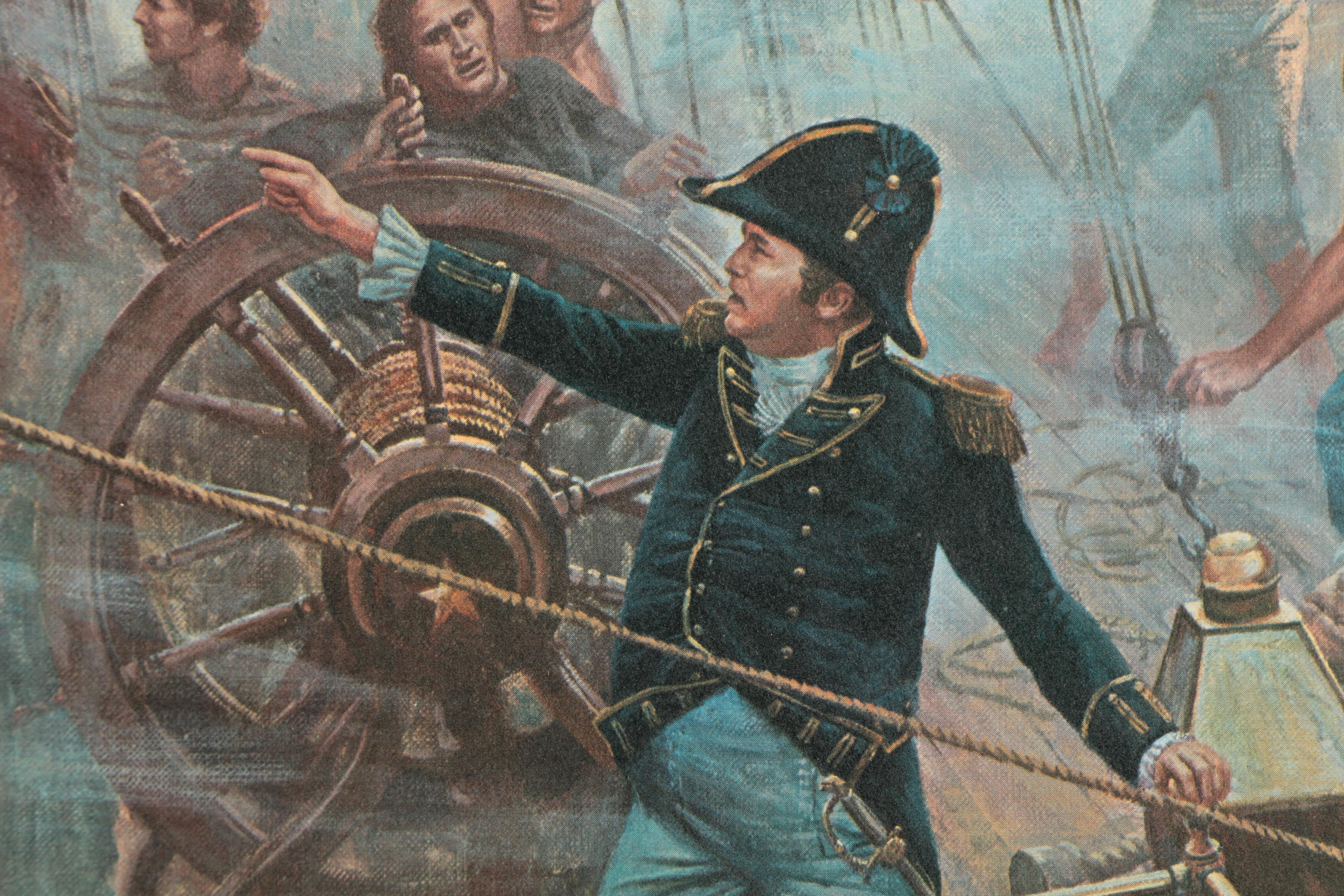 Mort Kunstler Limited Edition Offset Lithograph "Shall I Board Her, Sir?"