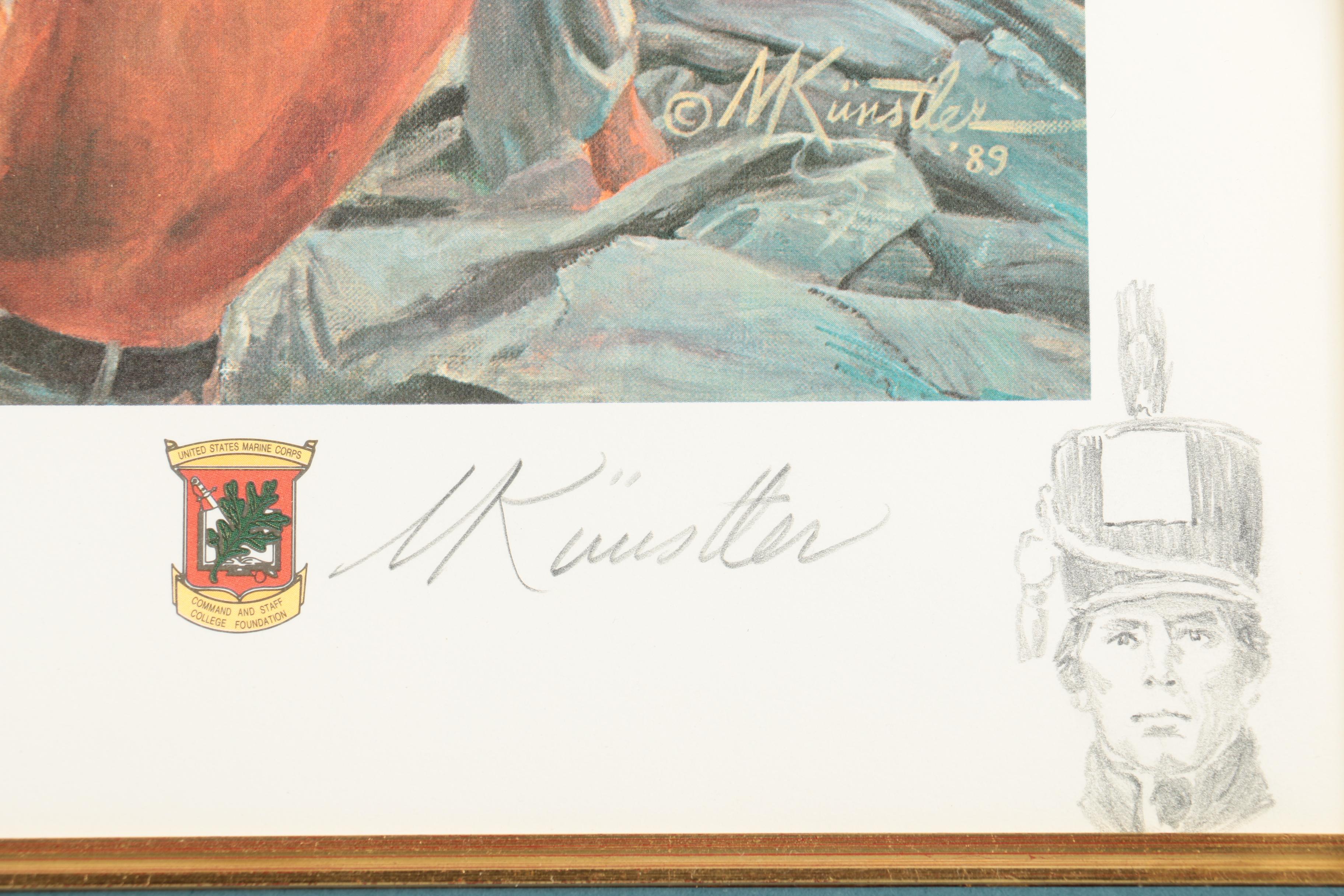 Mort Kunstler Limited Edition Offset Lithograph "Shall I Board Her, Sir?"