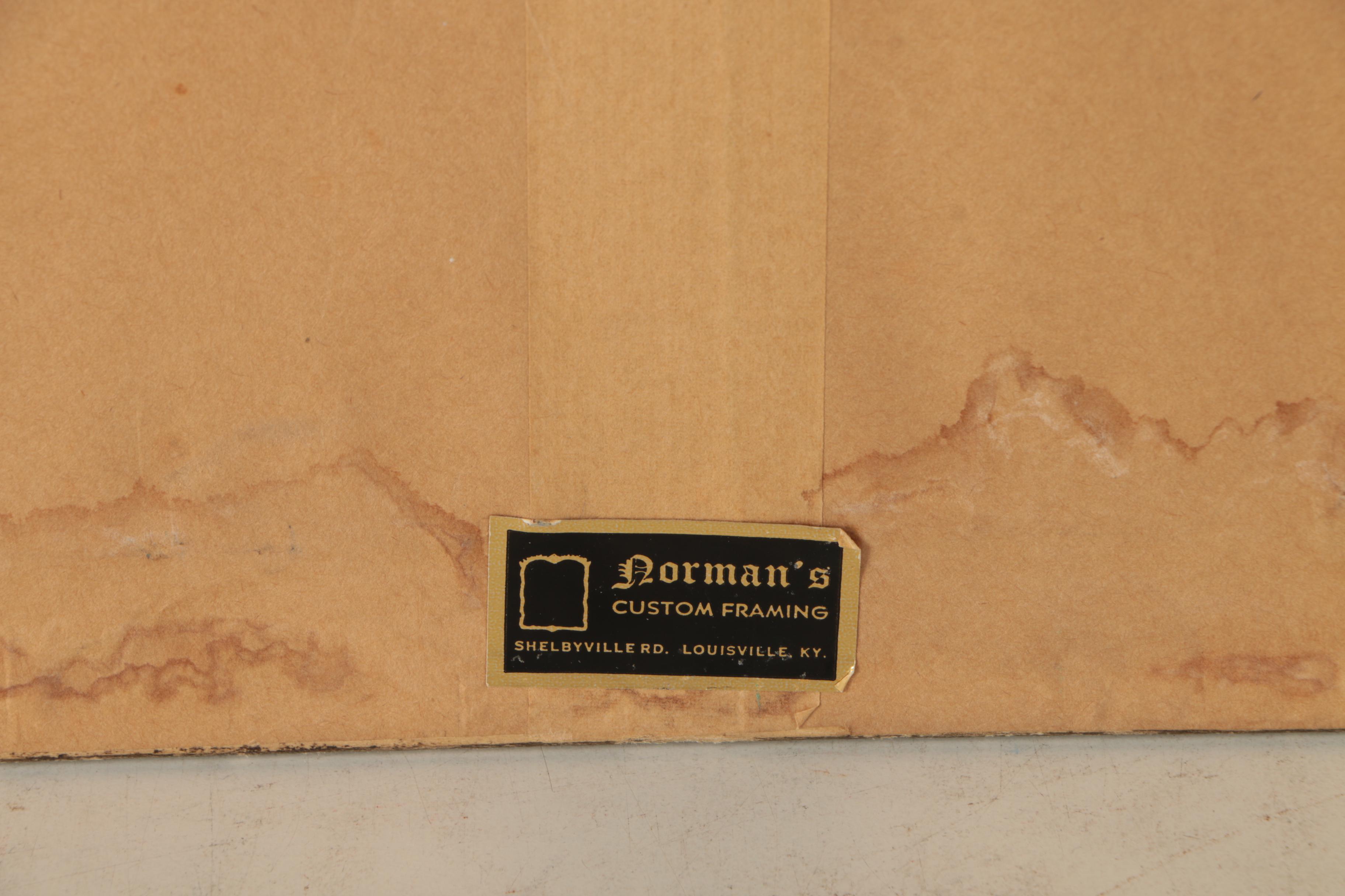 Offset Lithograph After Henri Andrepetit "The Gleam on the River"