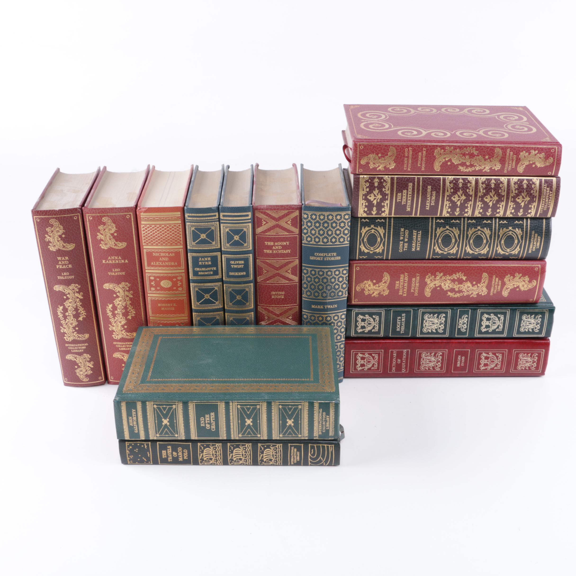Collection of "International Collectors Library" Hardcover Books