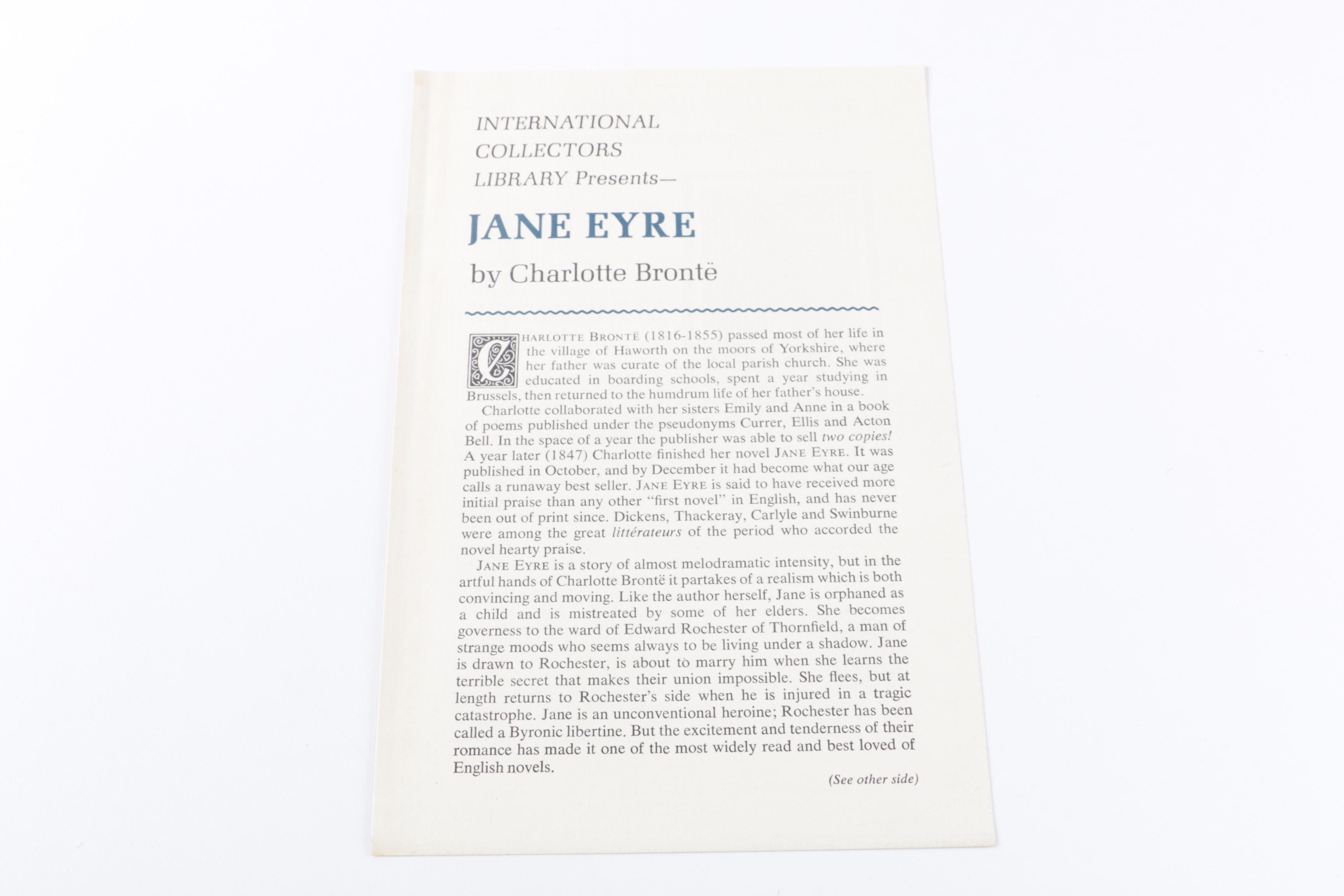 Collection of "International Collectors Library" Hardcover Books