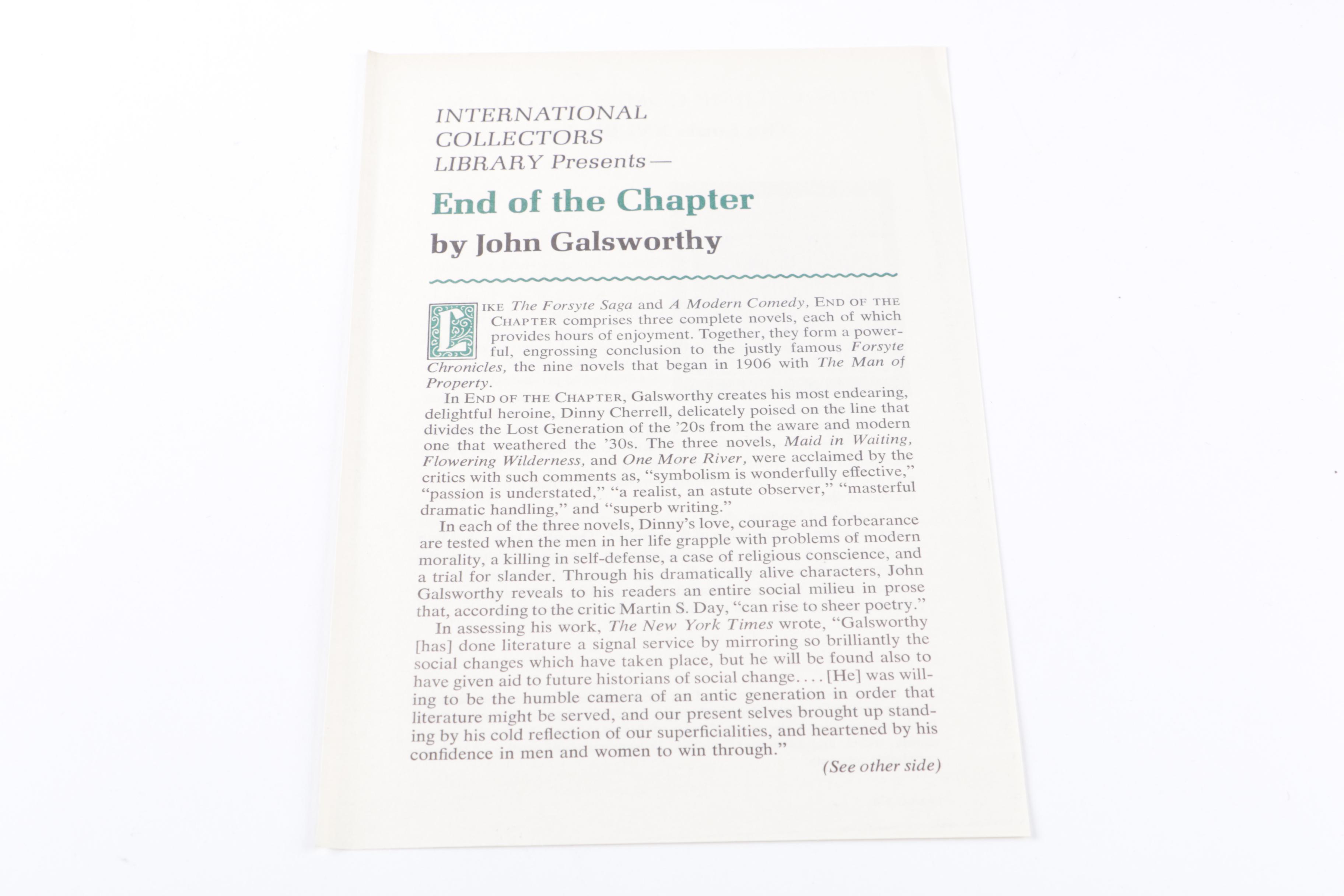 Collection of "International Collectors Library" Hardcover Books