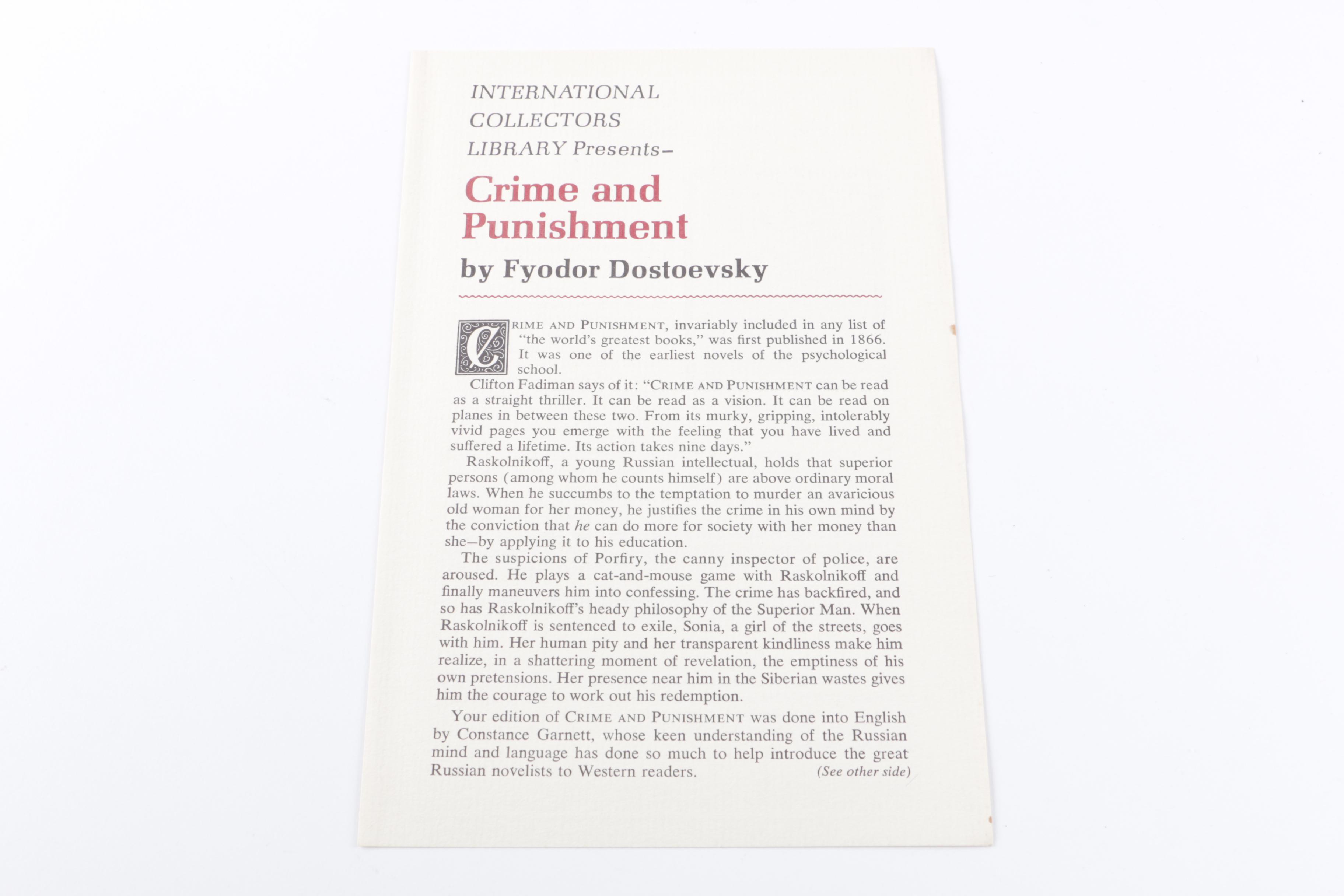 Collection of "International Collectors Library" Hardcover Books