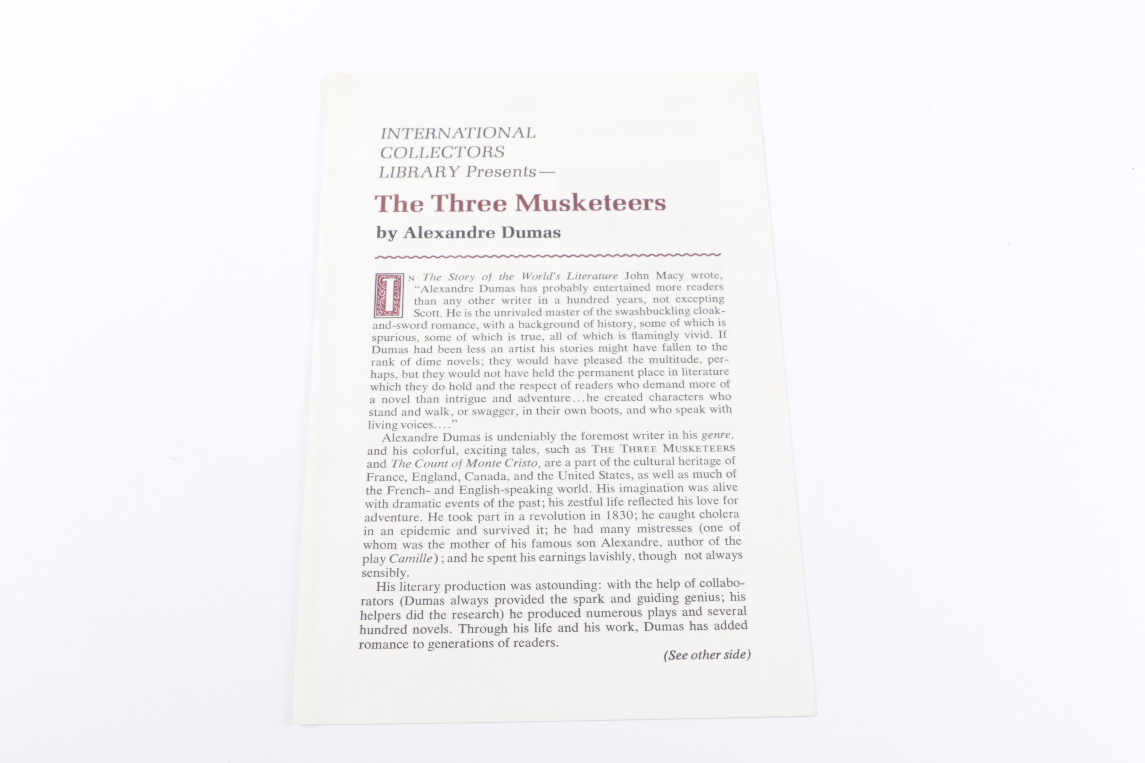 Collection of "International Collectors Library" Hardcover Books