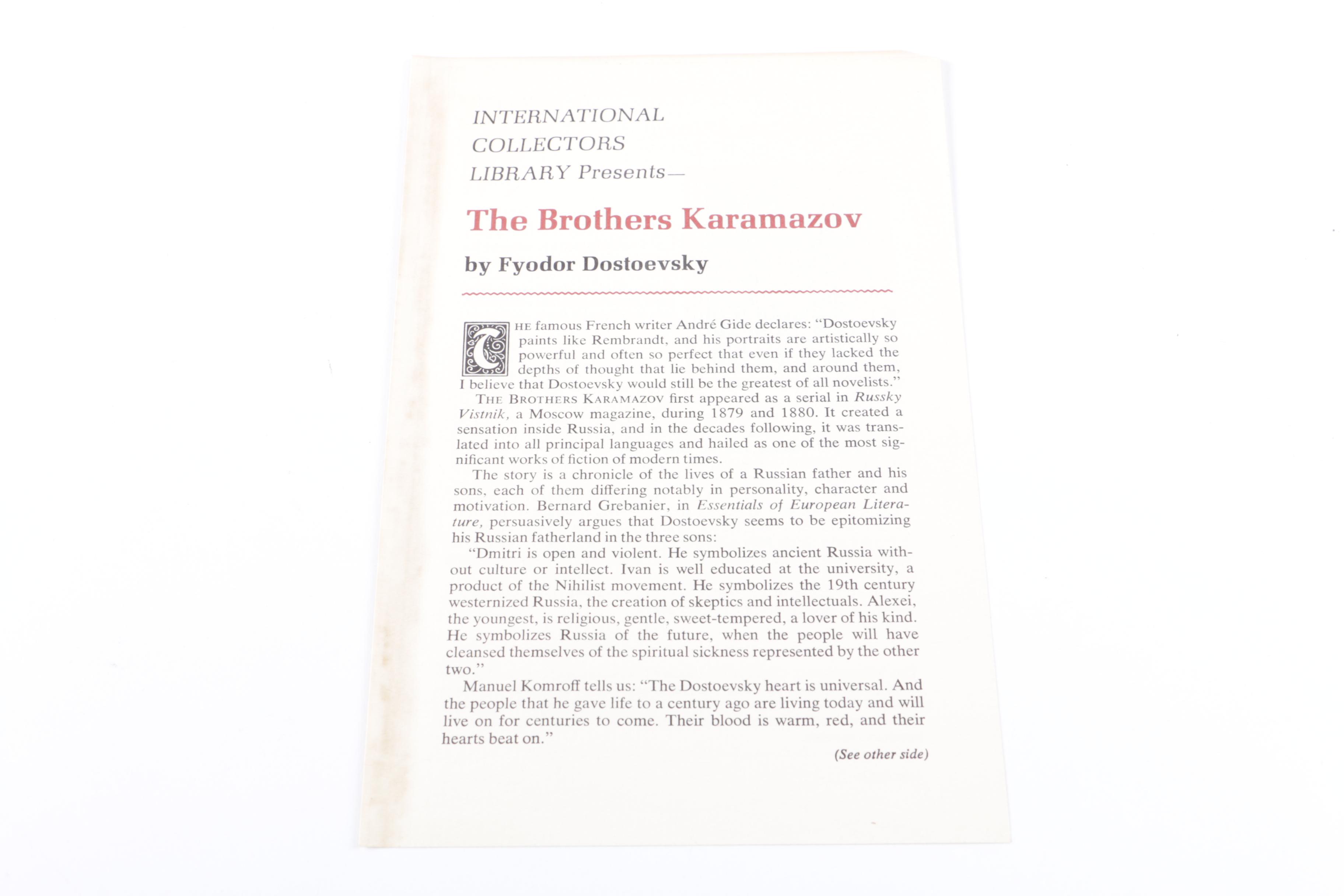 Collection of "International Collectors Library" Hardcover Books