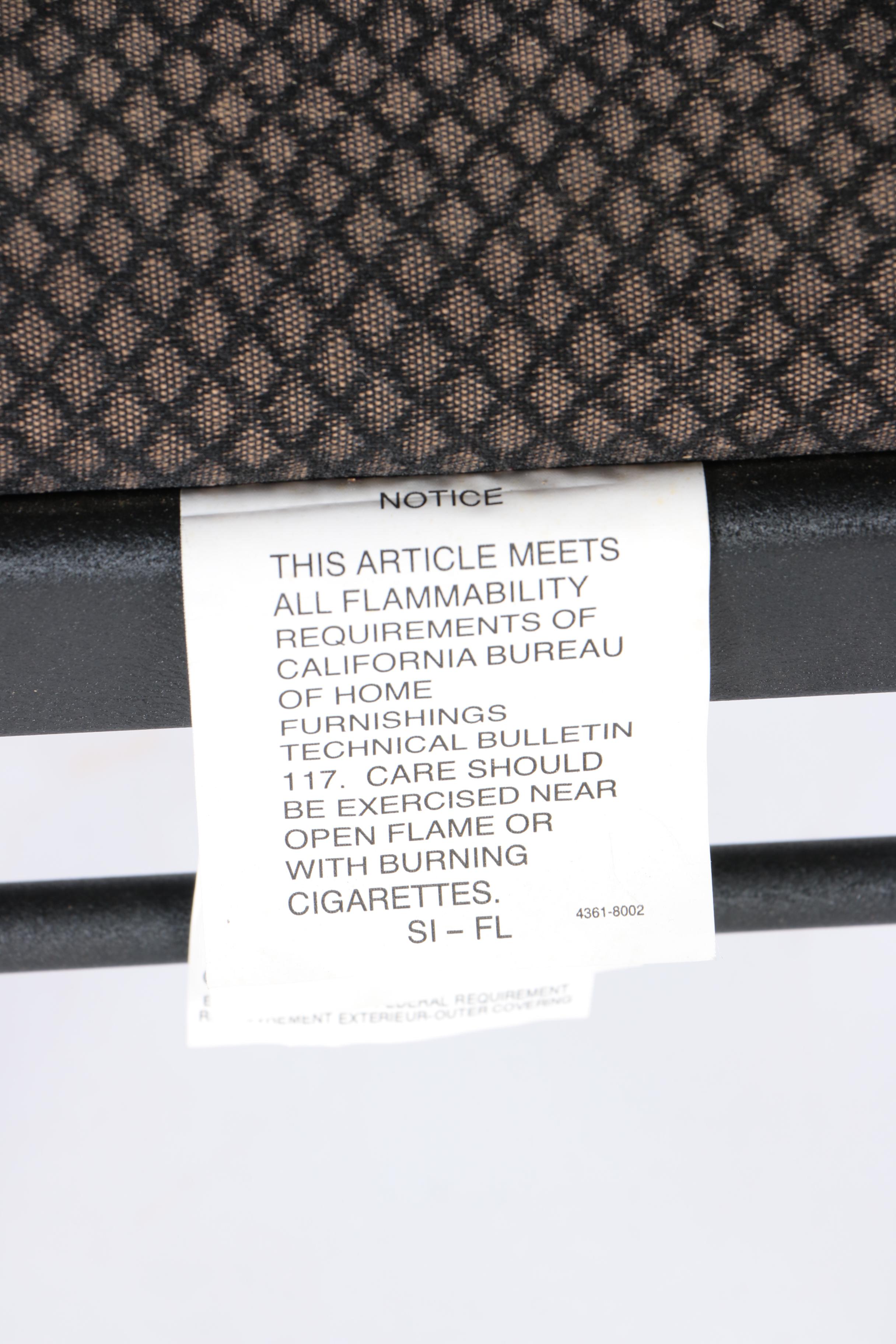 Four Padded Folding Chairs by Cosco