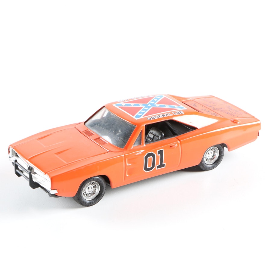 1981 Ertl "The Dukes of Hazzard" General Lee Car Signed by John Schneider